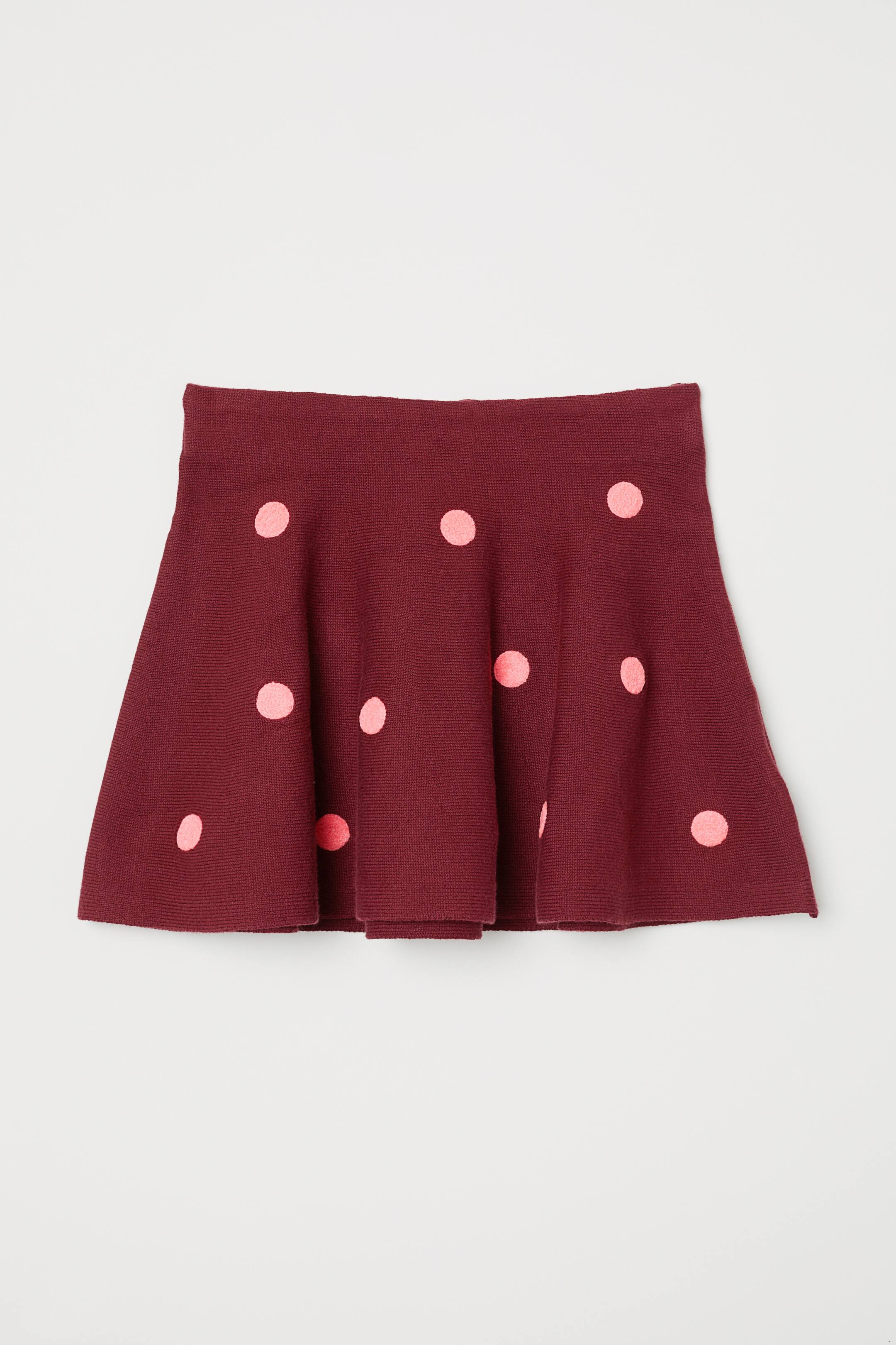 Mini Jupe Jupe Pois Rouge PACAP L Jupe Pin-Up Femme En Jean - Main Image