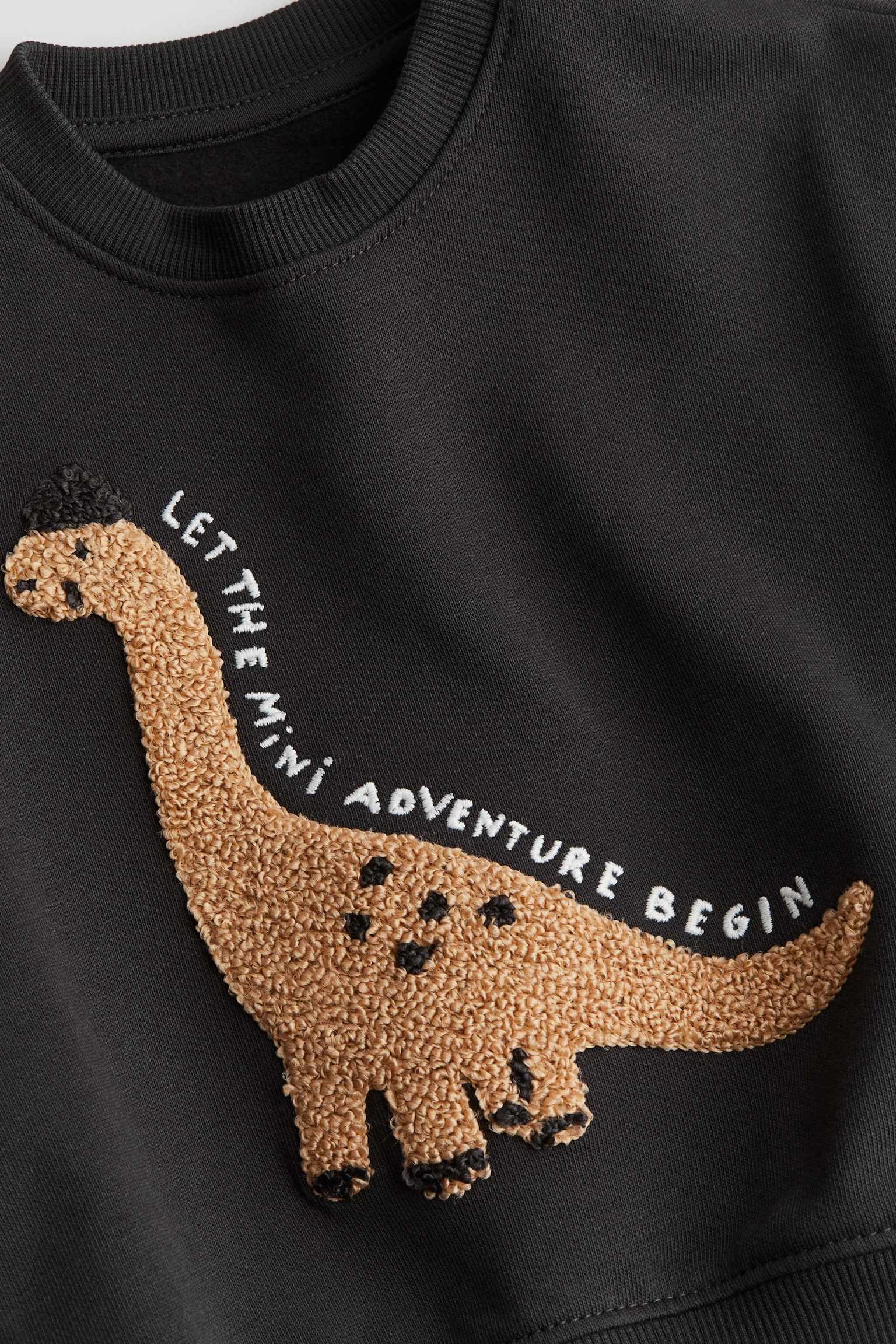 Motif-detail sweatshirt - Dark grey/Dinosaur/Beige/Bear/Dark grey/Dinosaurs/Light grey/NYC/Navy blue/Cute Club - 2