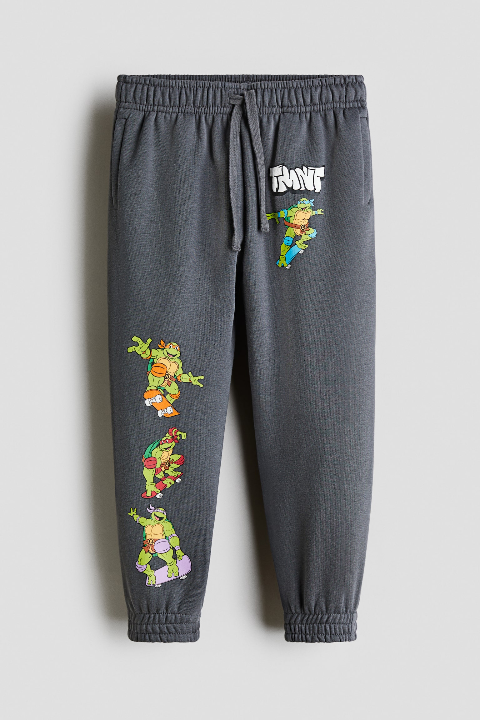 Детские брюки H&M Print-Motif, цвет: Тёмный серый — фото 1