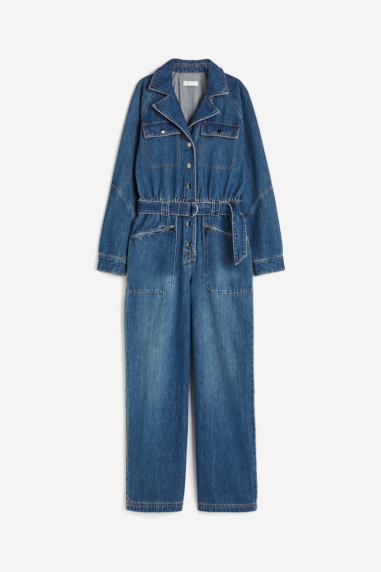 Denim boilersuit