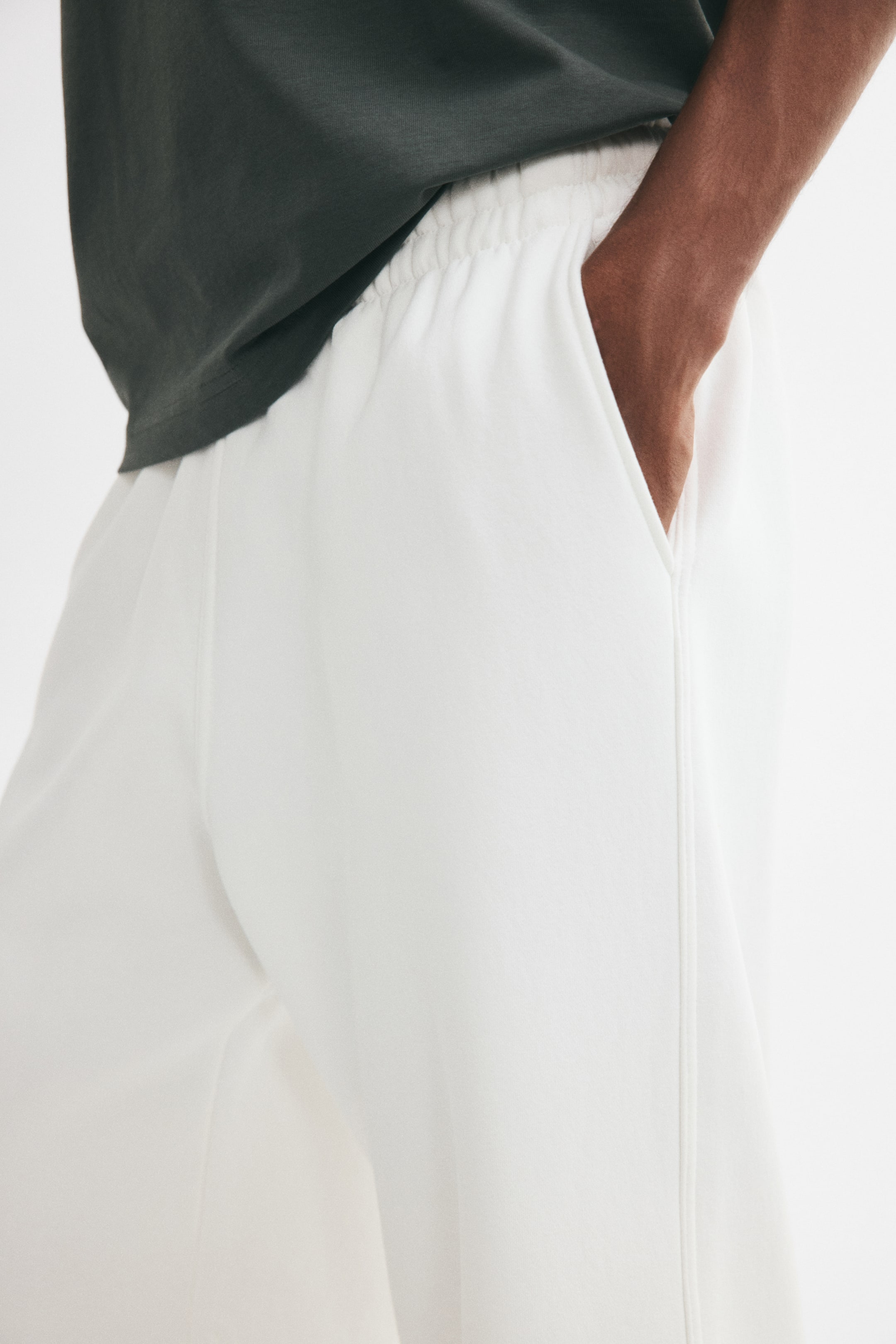 Pantalon en molleton ample