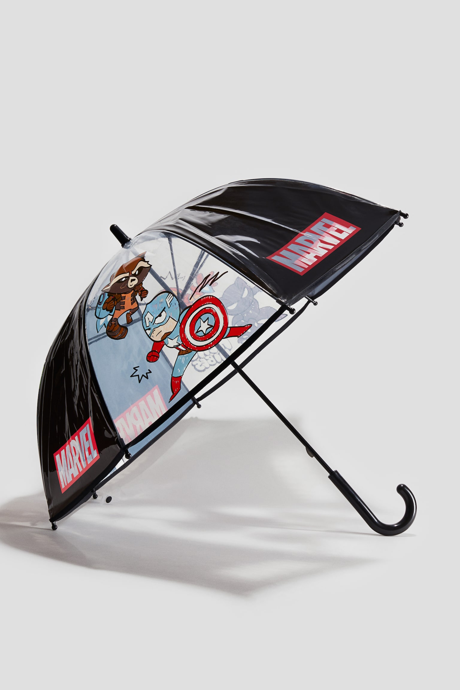 Printed umbrella - Black/The Avengers/Red/Marvel - 1