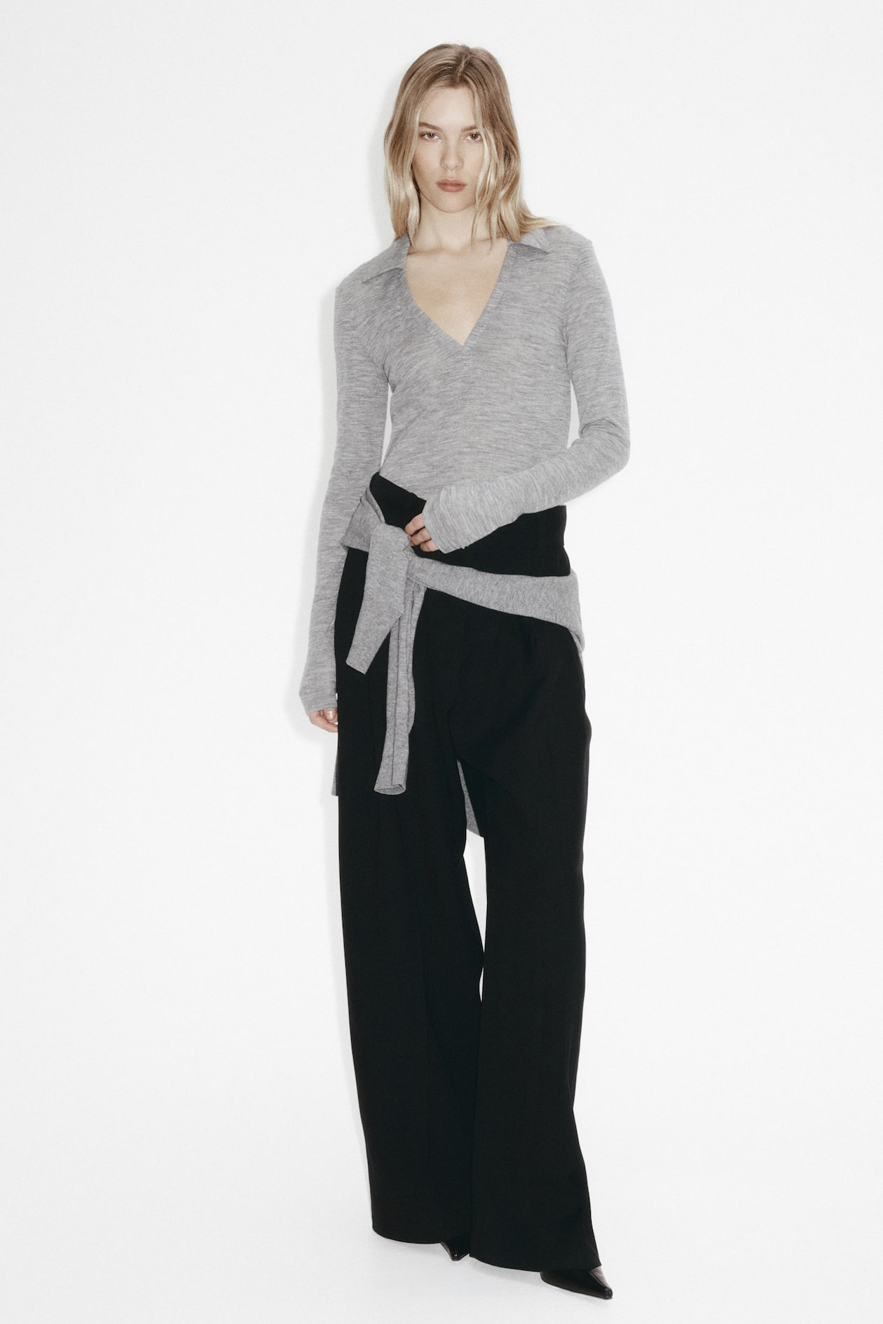 Wool jersey top - image 3