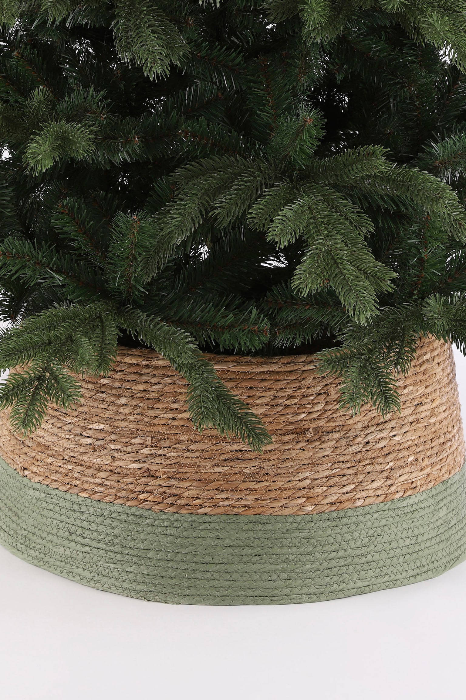 Seagrass Christmas Tree Collar - Zielona/Brown/Czarny/Biały/Złoto - 2