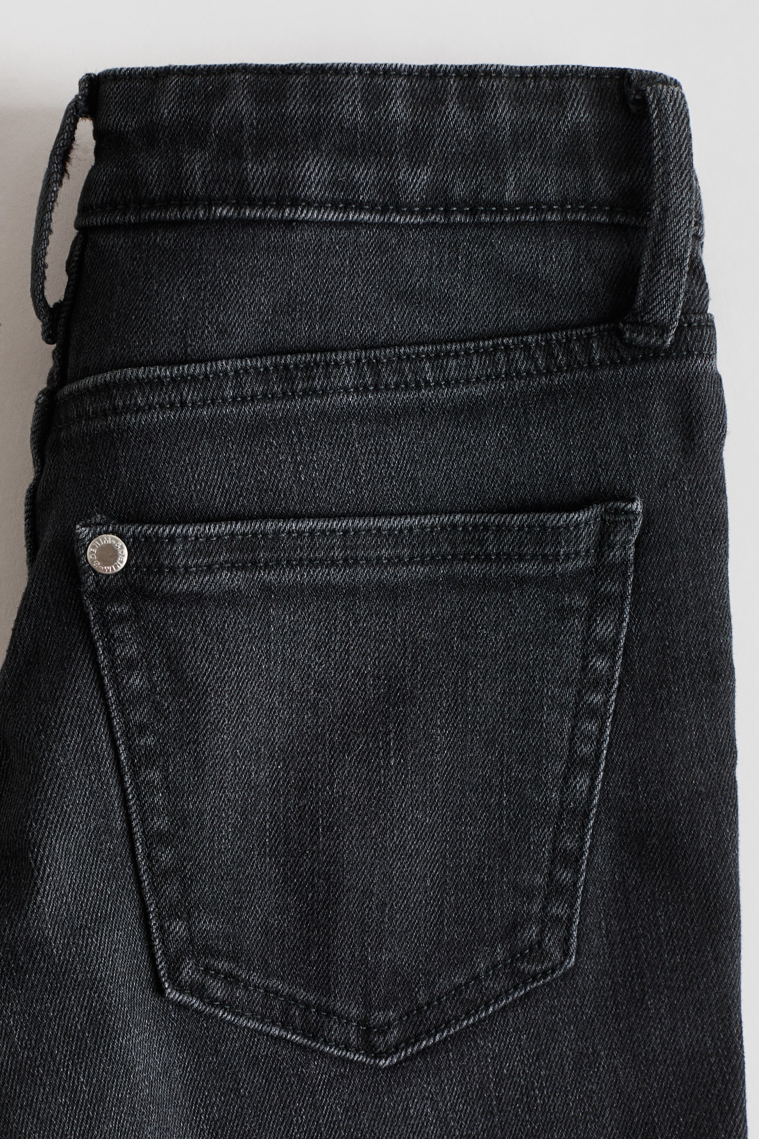Детские джинсы H&M Skinny Fit, цвет: Чёрный — фото 2