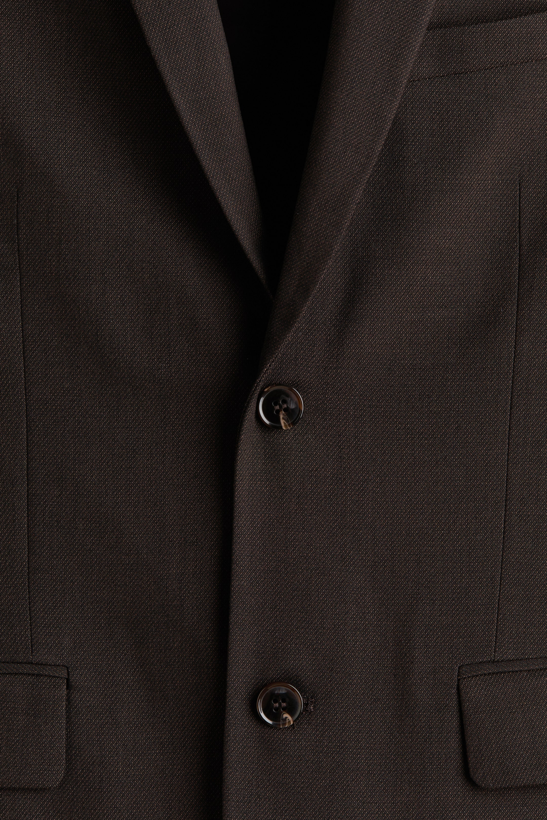 Slim-Fit Single-Breasted Jacket