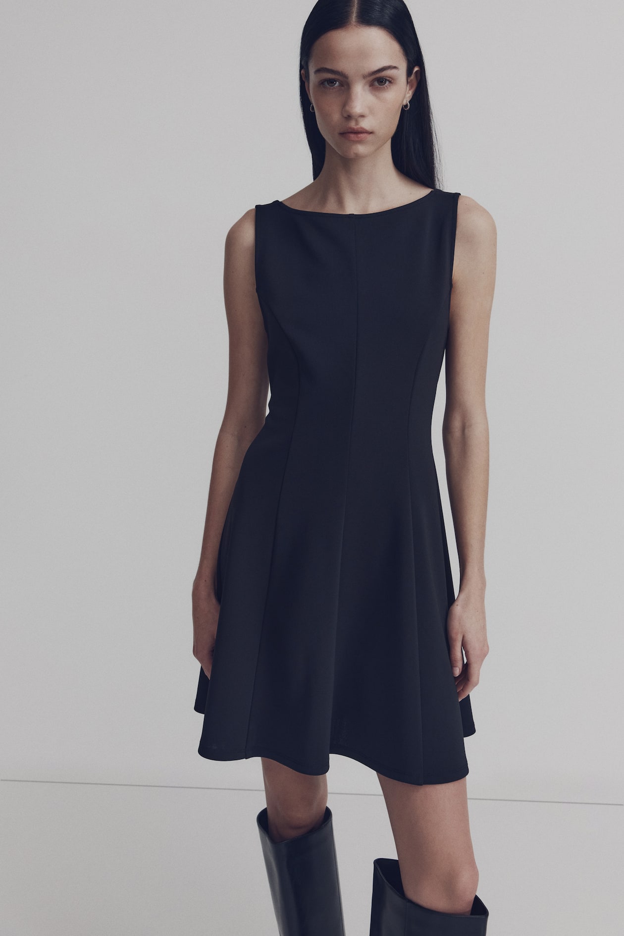 Low-Back Jersey Dress - image 2