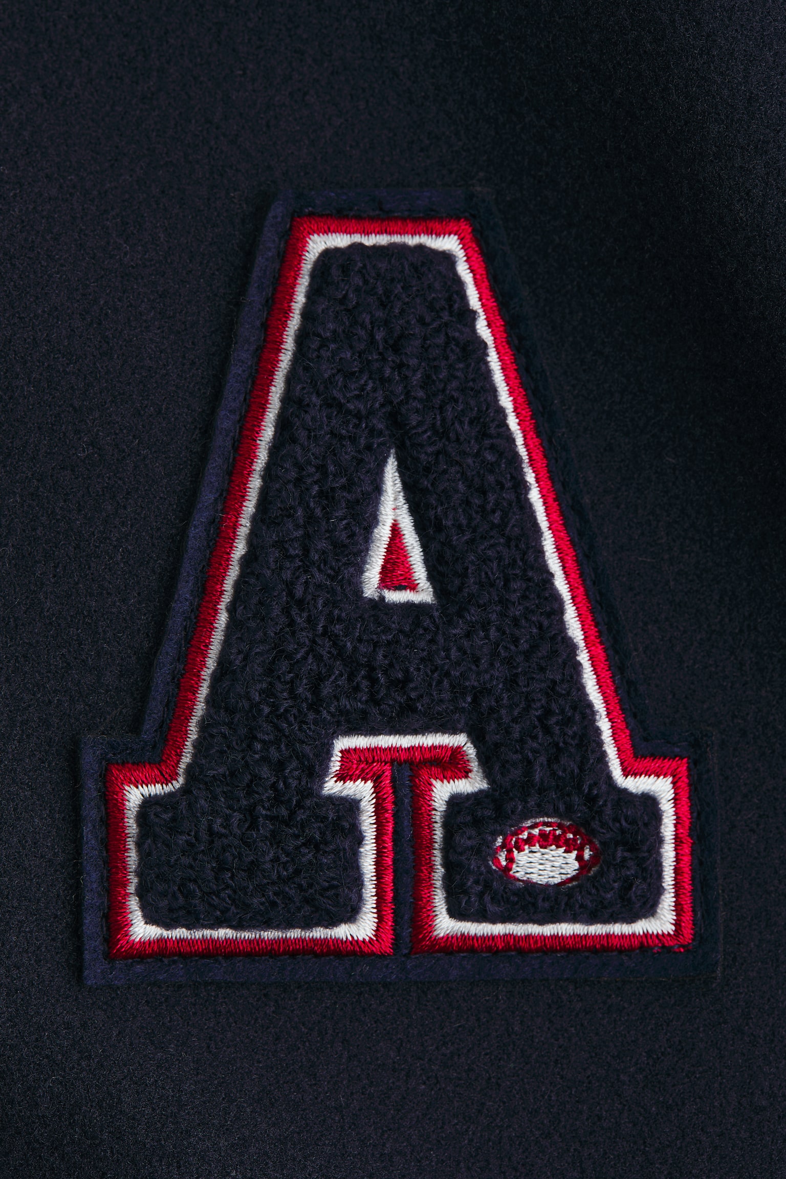 Motif-detail baseball jacket - Navy blue/New York City/Green/N.Y.C Club - 4