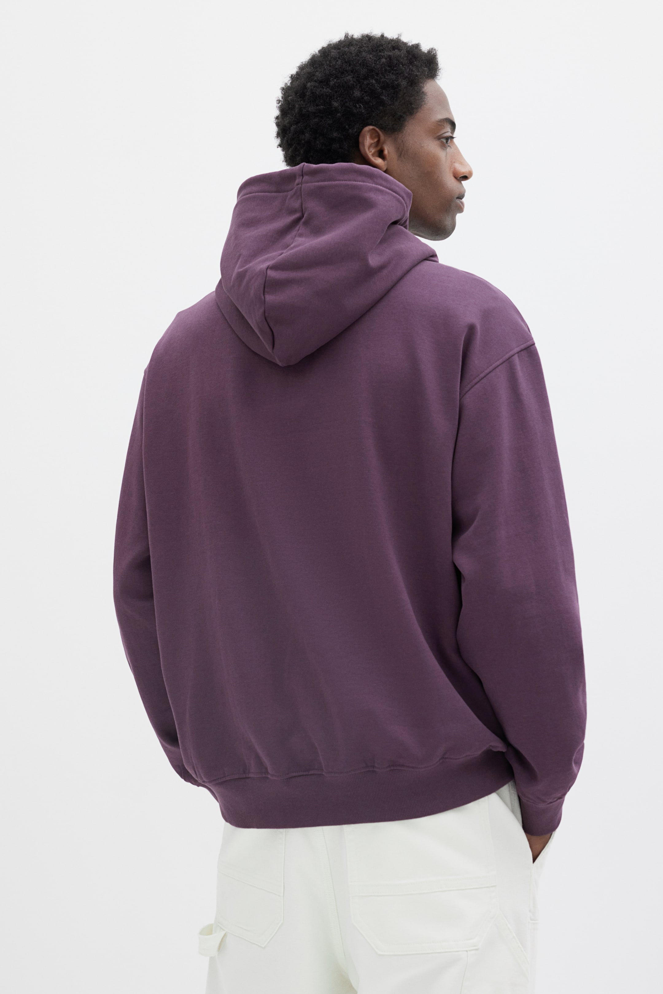 Loose Fit Hoodie - Eggplant - Men | H&M CA