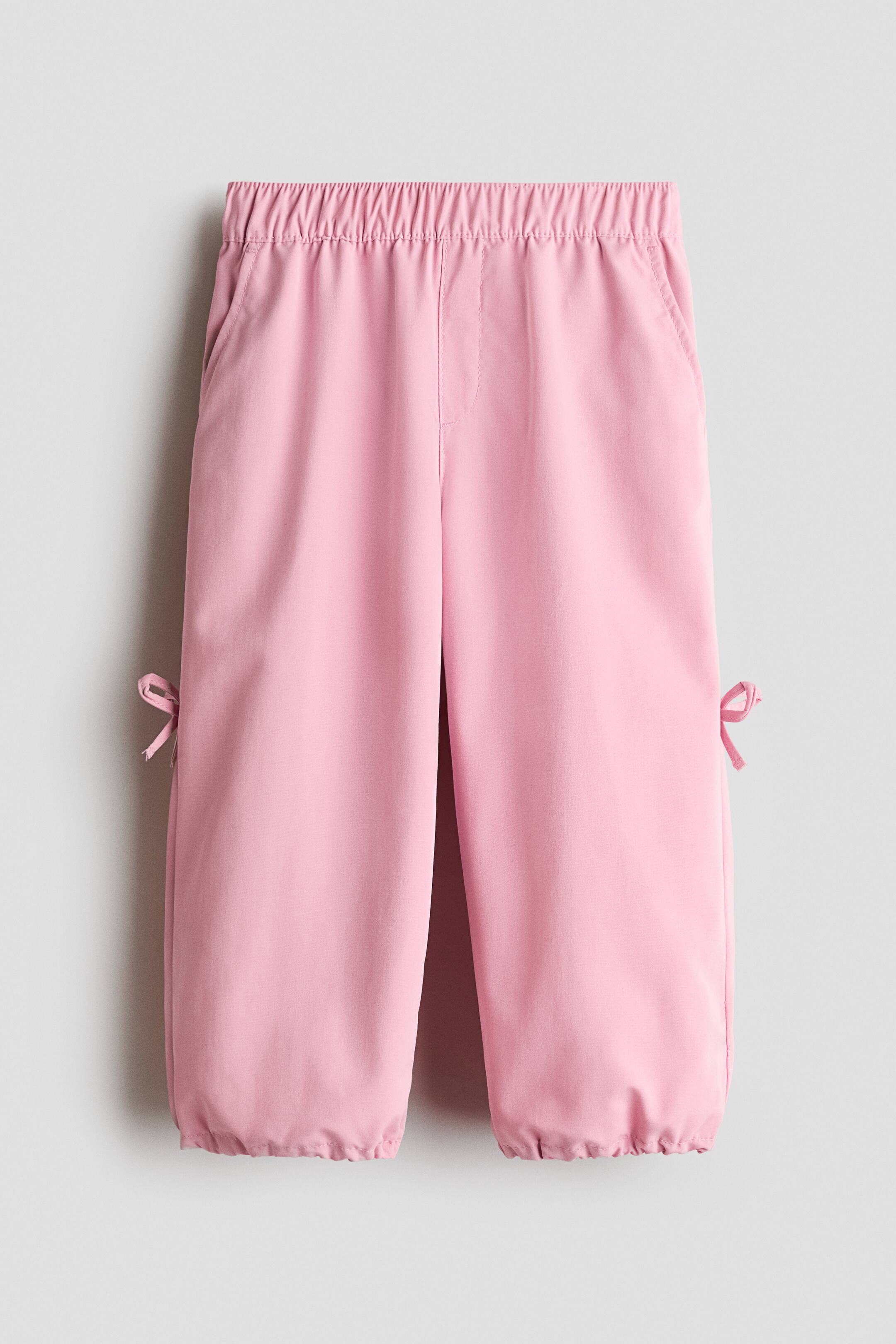 查看大圖: Bow-detail balloon joggers - Pink - Kids | H&M HK 1