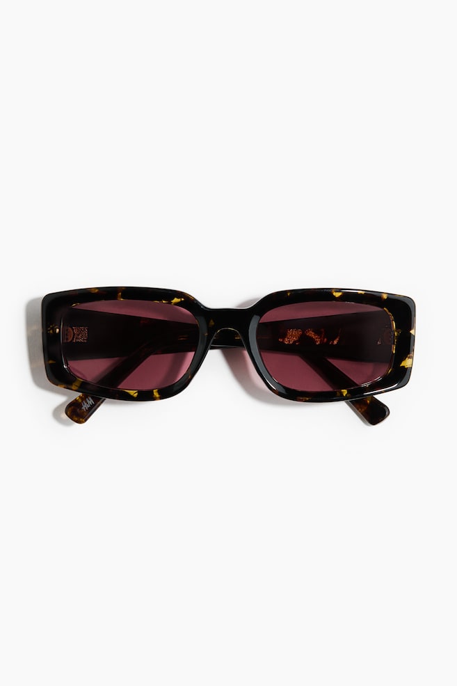 Polarised sunglasses - Pink/Tortoiseshell pattern - 1