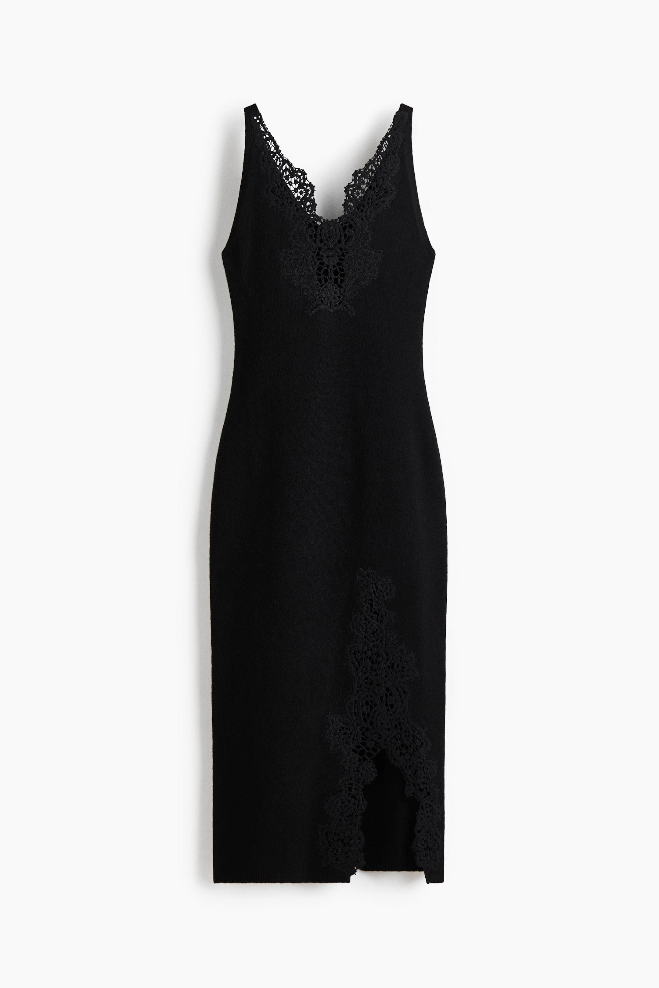 Xem ảnh lớn hơn: Váy viền ren - Màu đen - Ladies | H&M VN 1