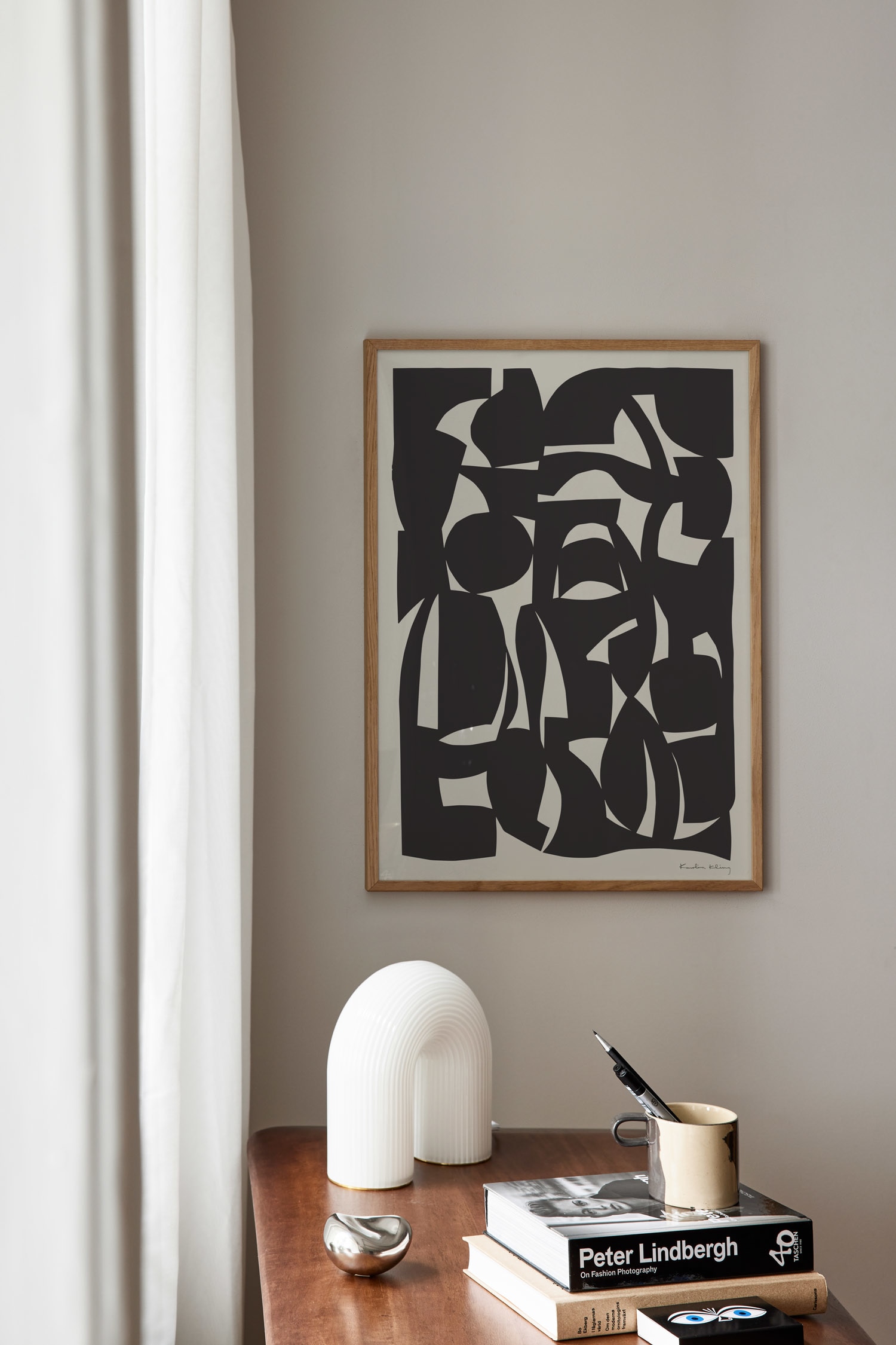 Shape Black Juliste - Musta