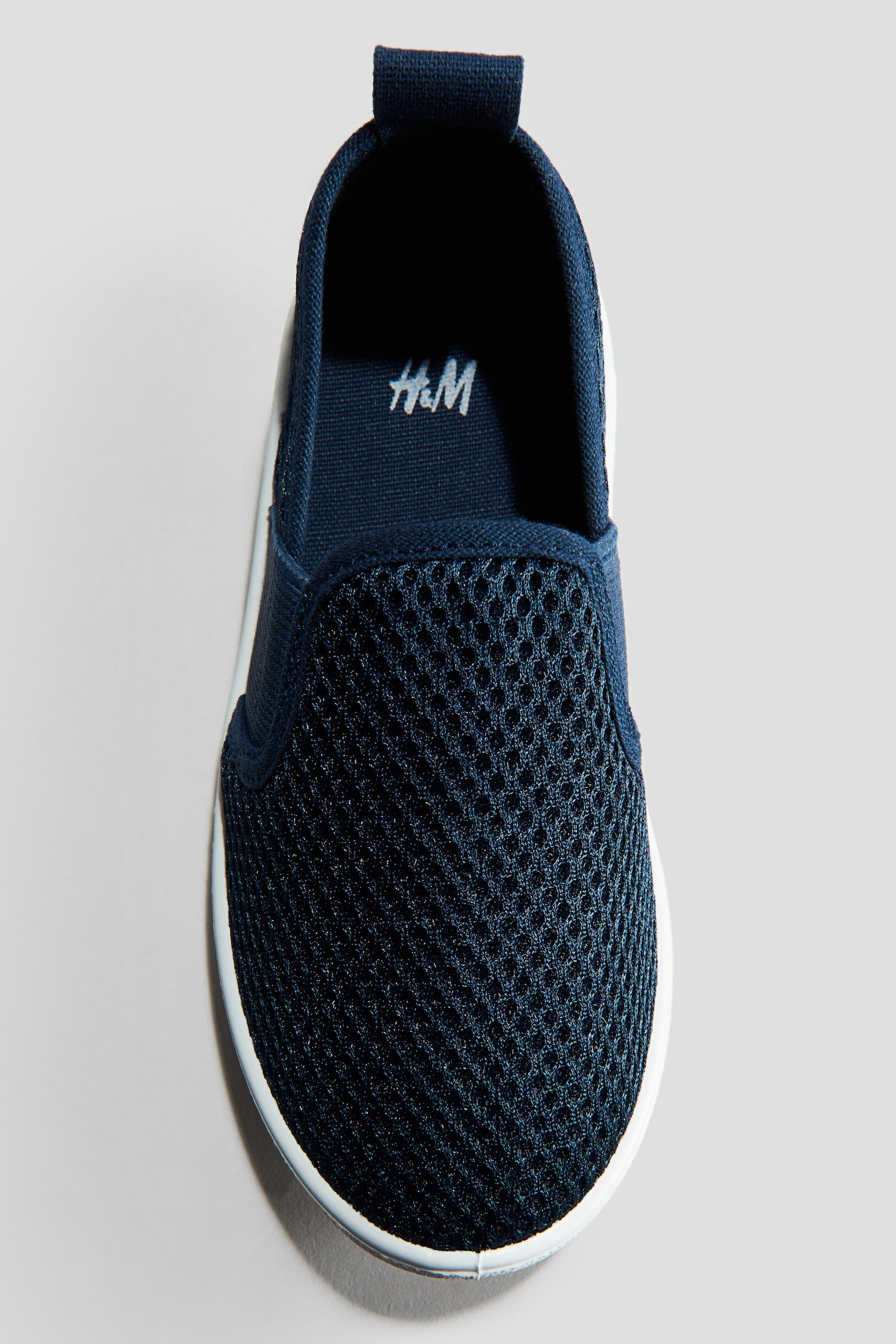 Slip On Mesh Sneakers - Navy blue - 3