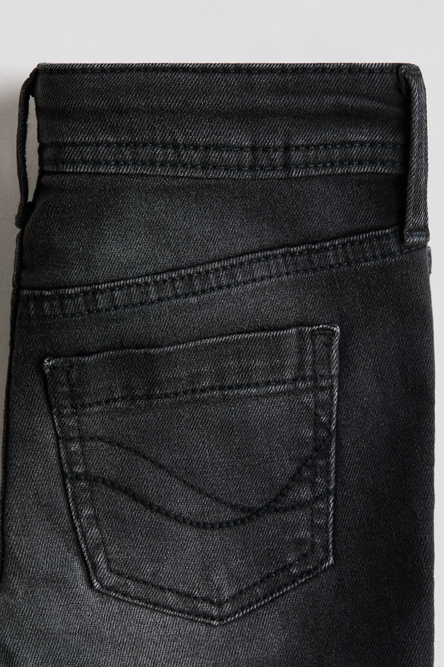 Детские джинсы H&M Flared Leg Low, цвет: Джинсовый чёрный — фото 5