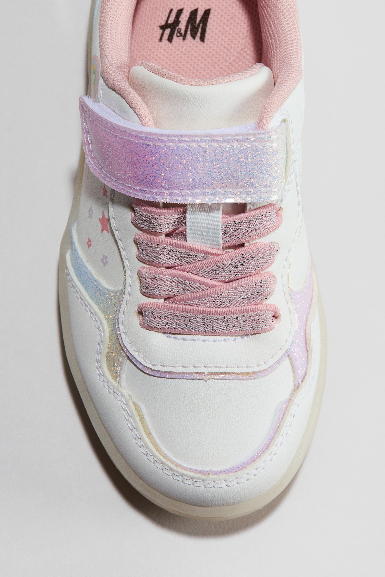 Кросівки з підсвічуванням - Кремовий/кінь - 4