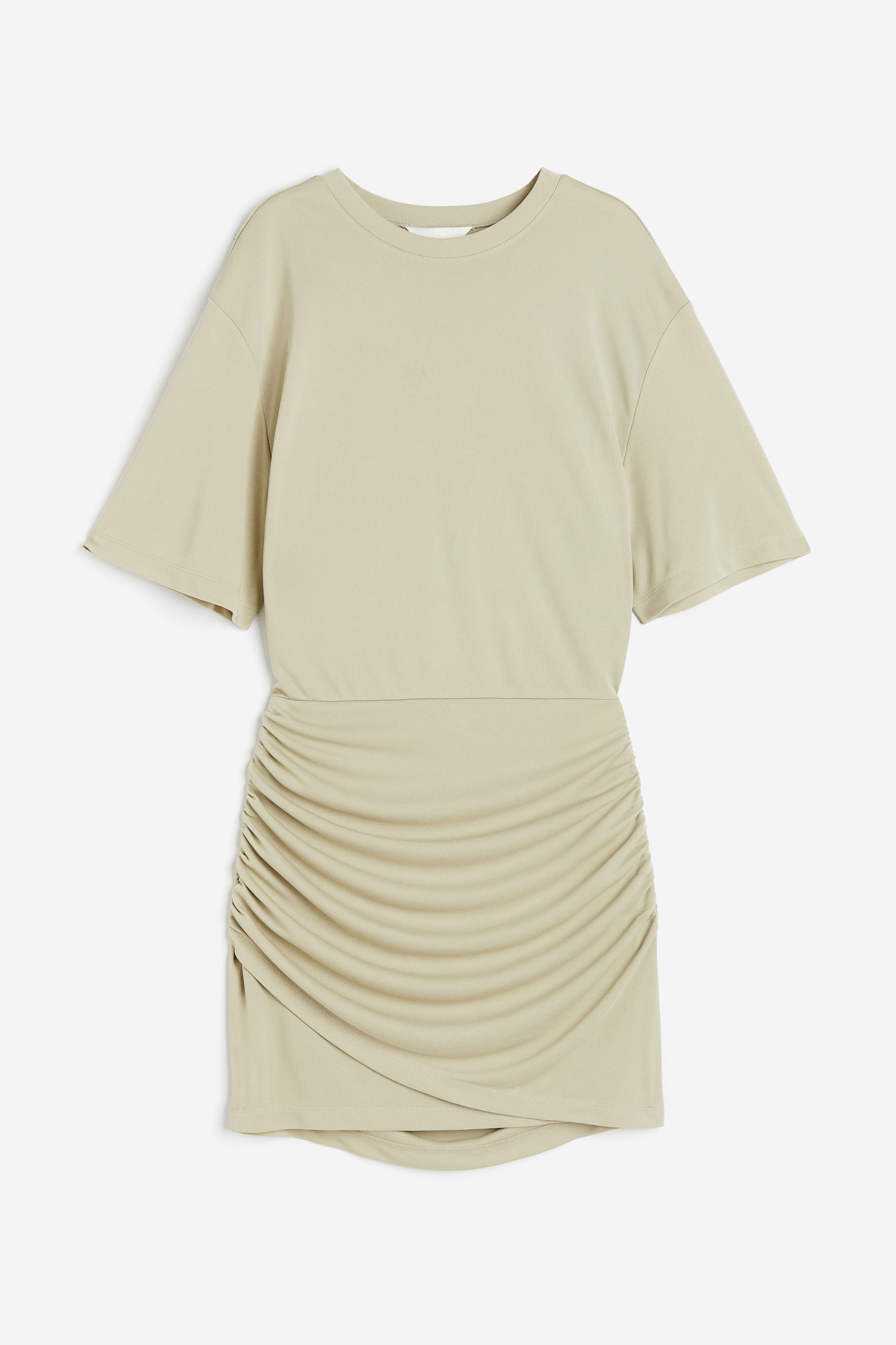 draped jersey dress