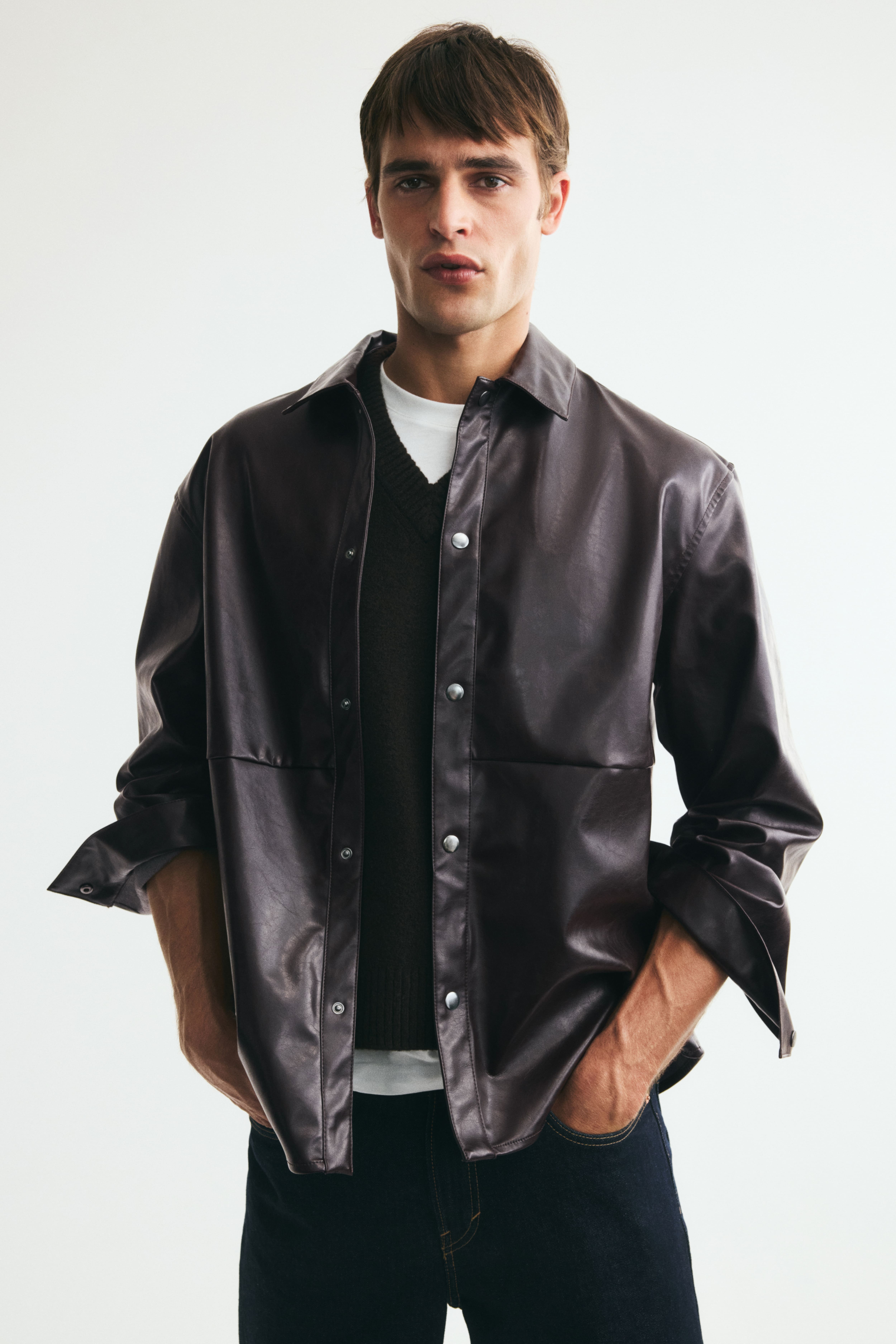 Coated Overshirt