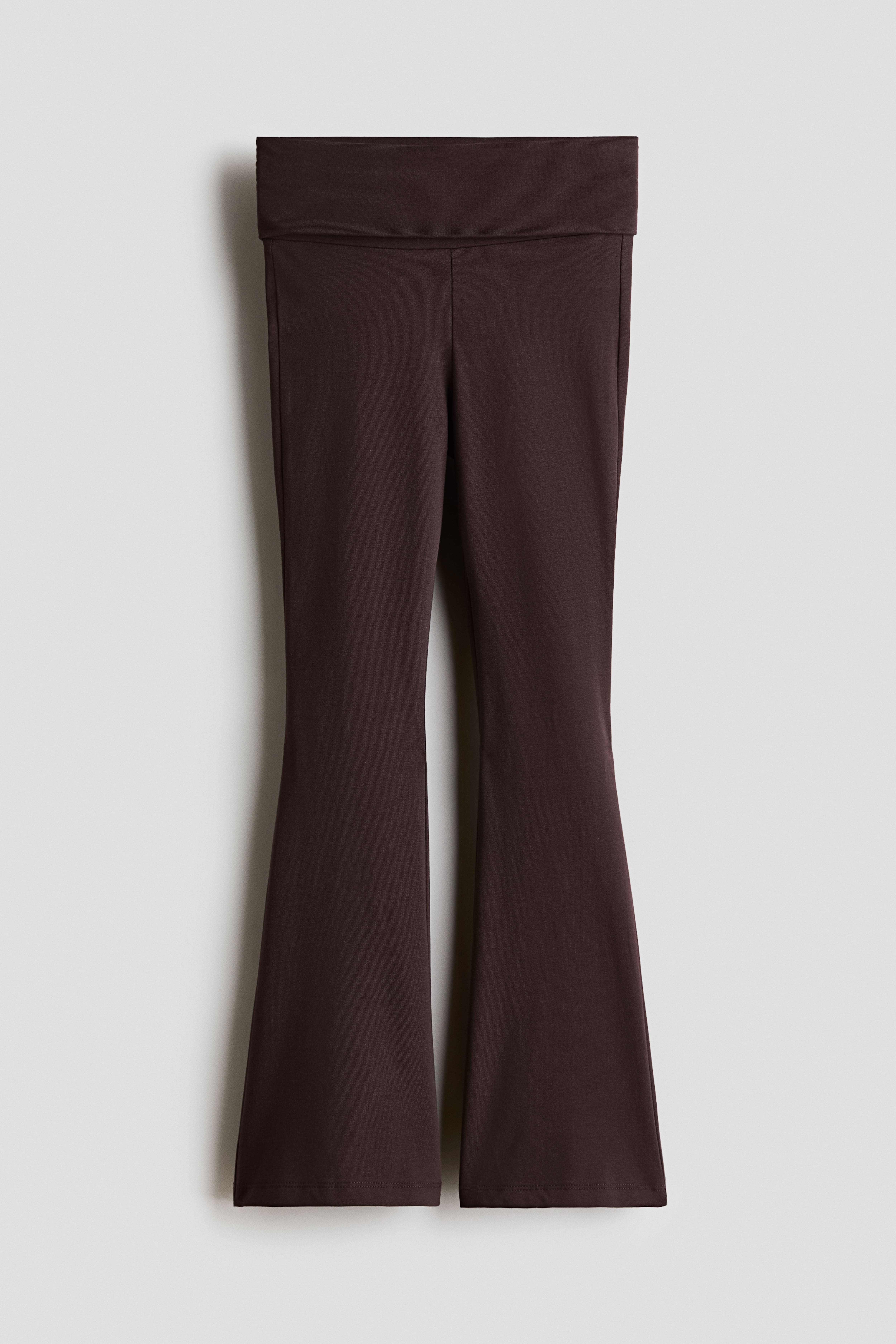 Flared Foldover-Waist Leggings