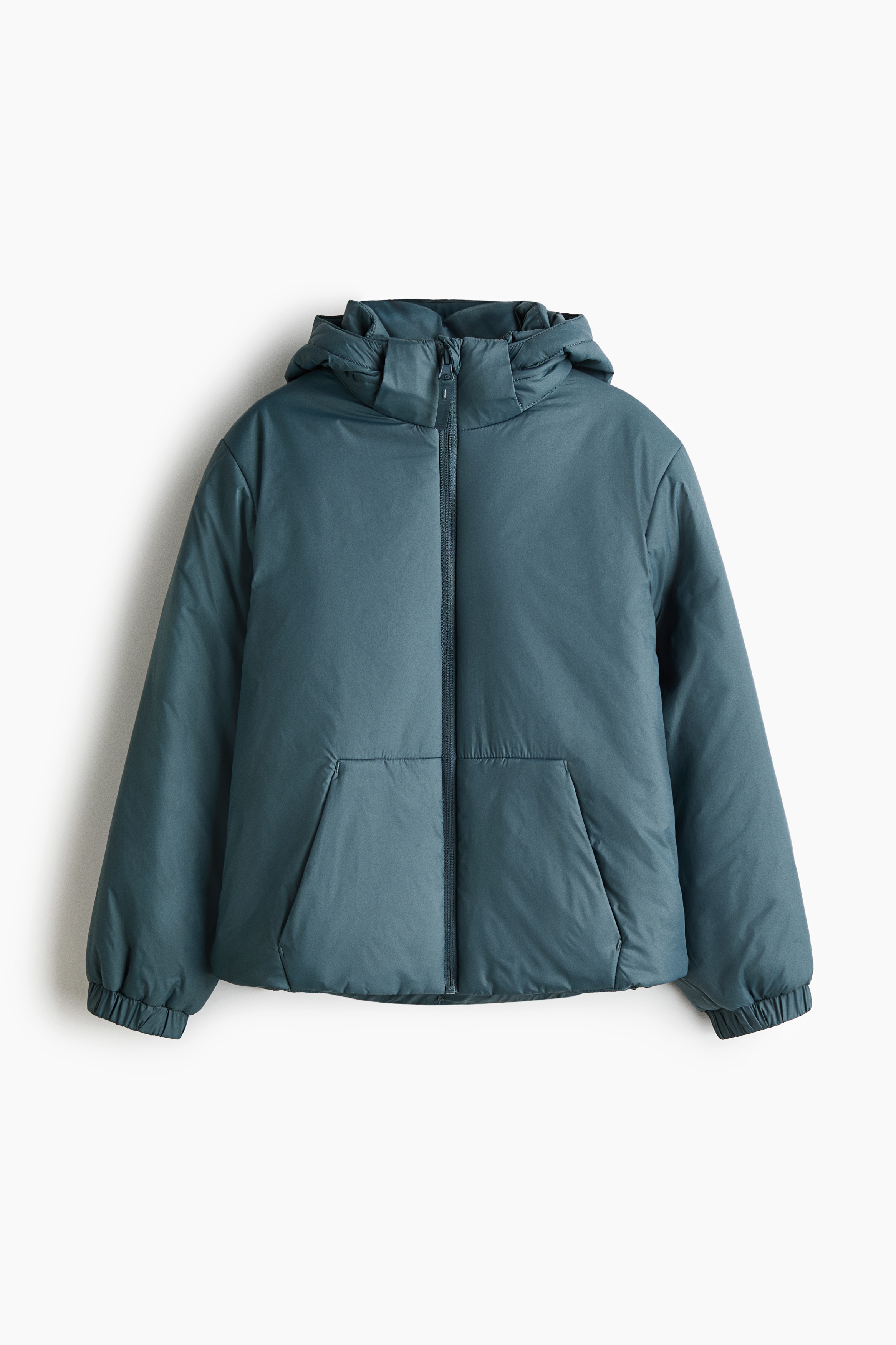 H & M - Wattierte Sportjacke - Türkis - Kinder