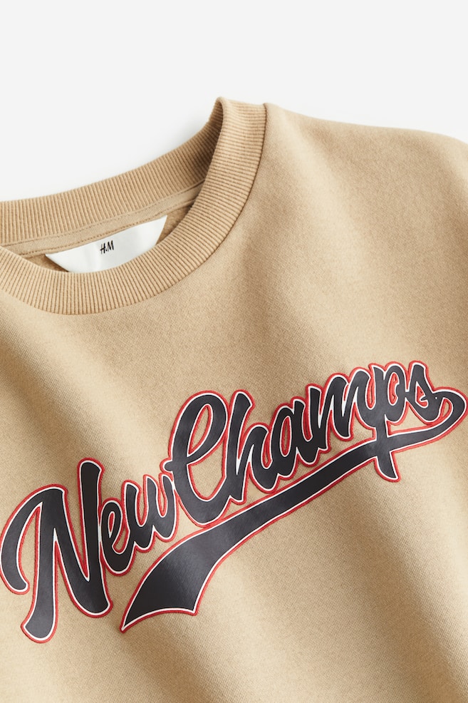 Motif-detail sweatshirt - Beige/New Champs/Green/Tie-dye/Black/Oakland - 4