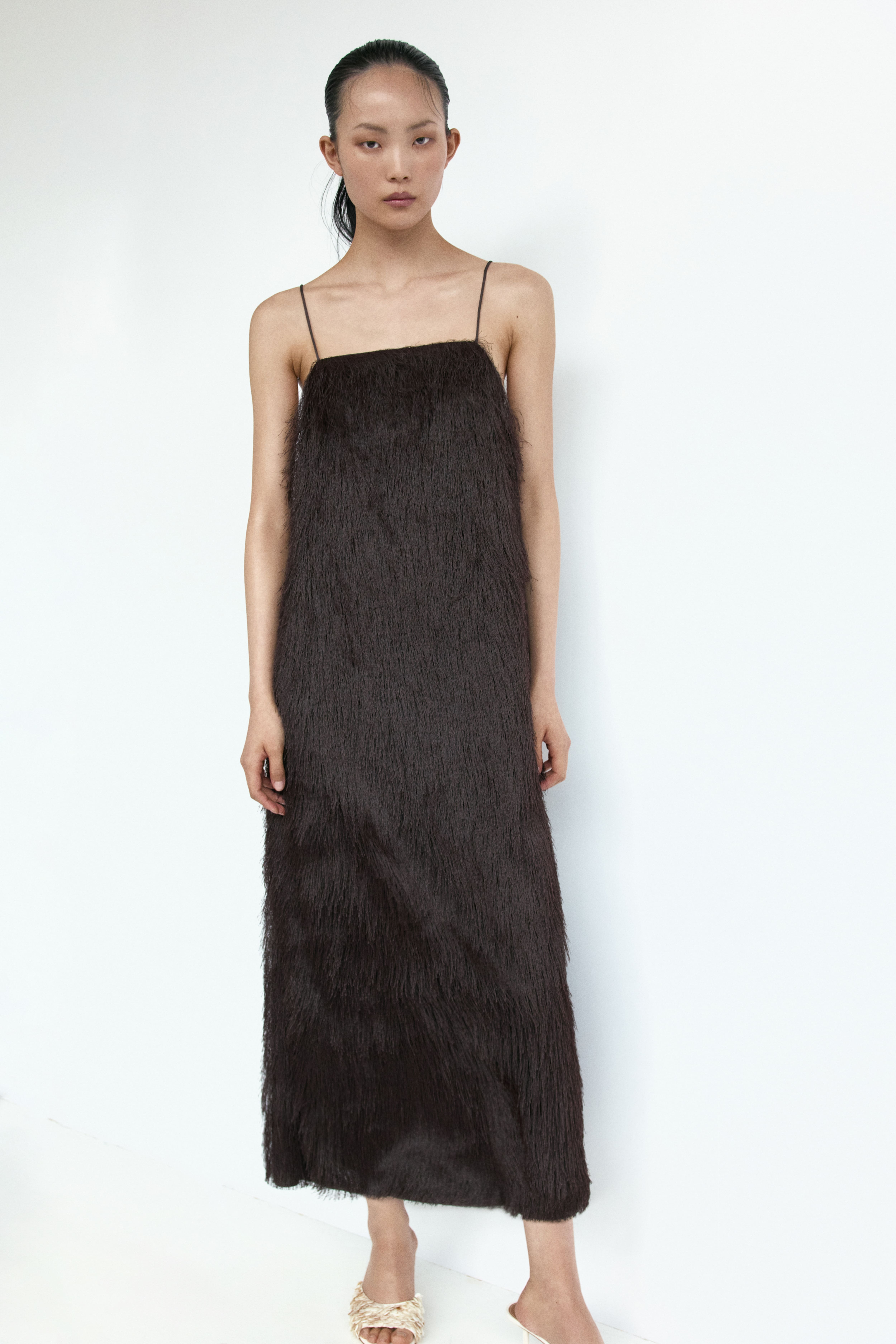 Fringed Strappy Dress