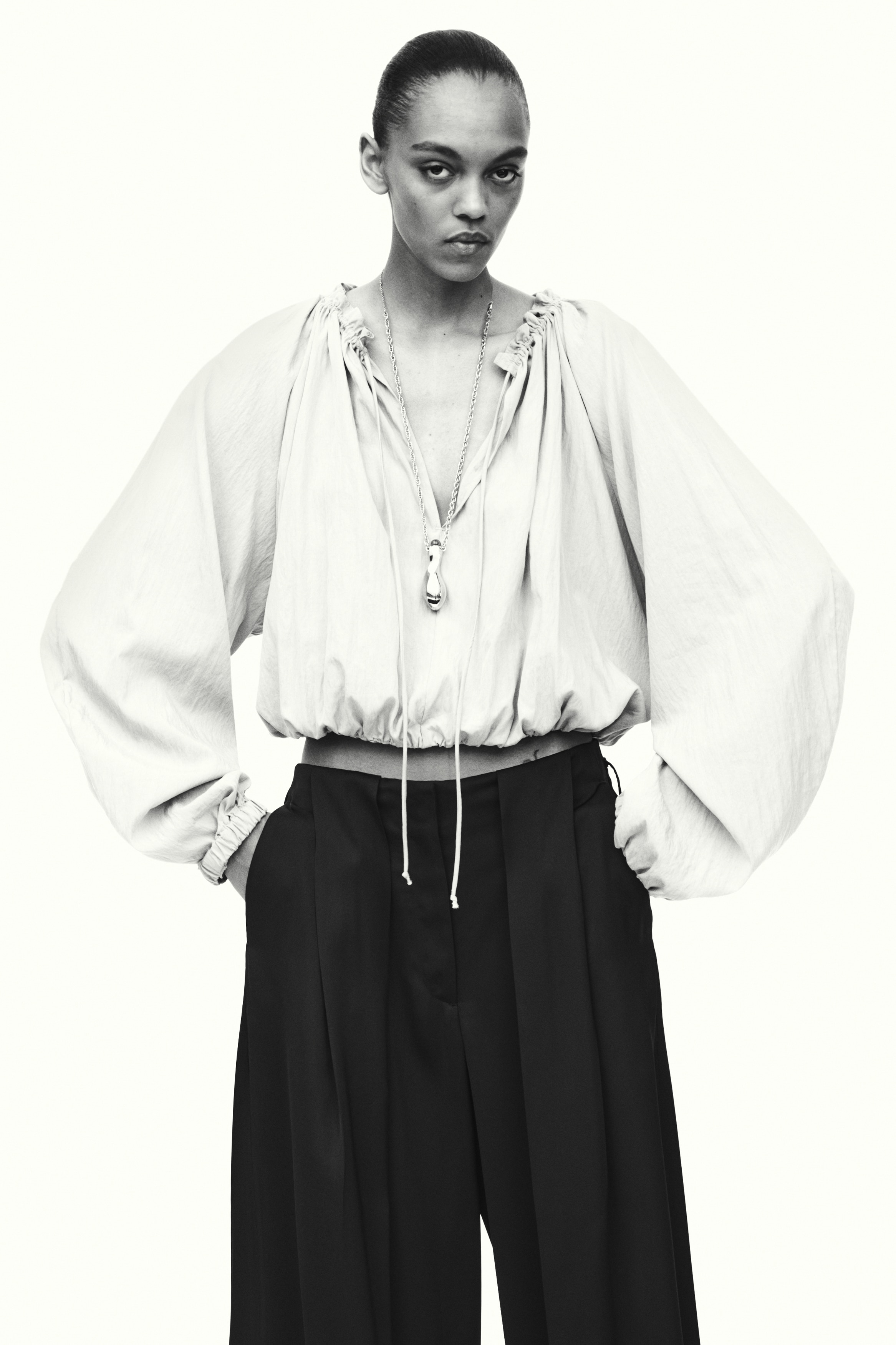 Bubble-Hem Blouse from H&M - $32.99