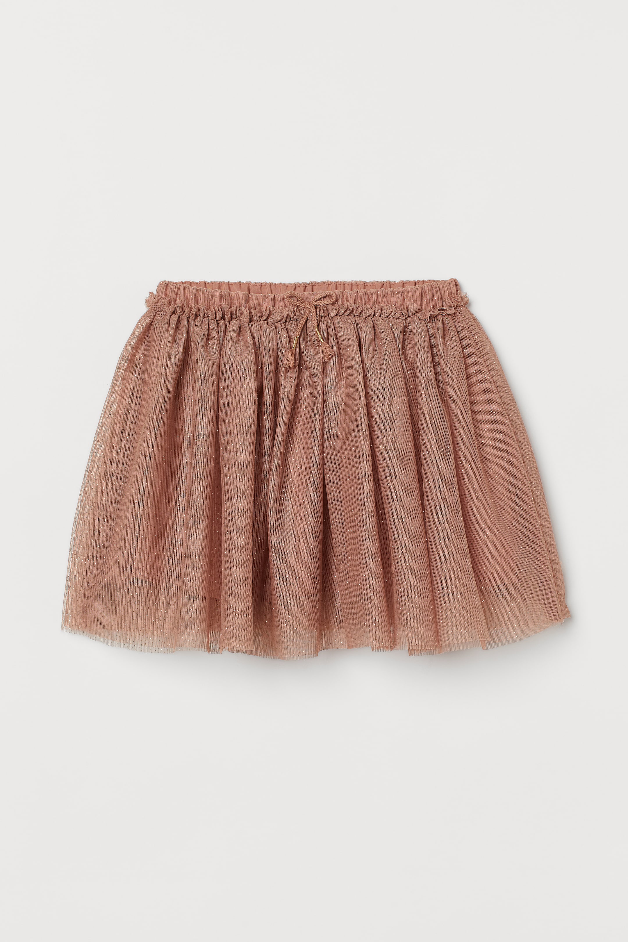 View larger image: Glittery Tulle Skirt - Beige - Kids | H&M US 1