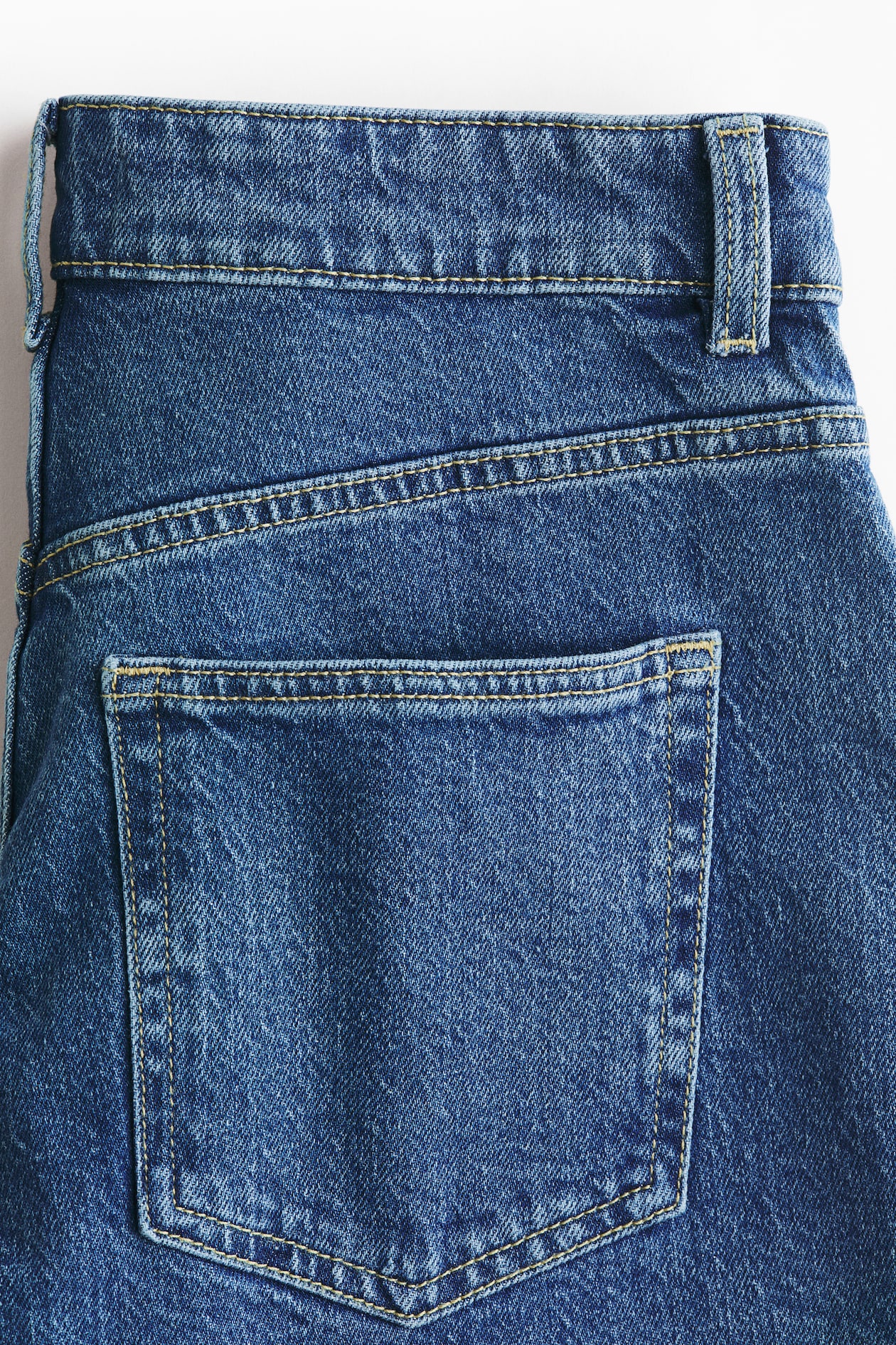 High-Waist Denim Shorts - image 5