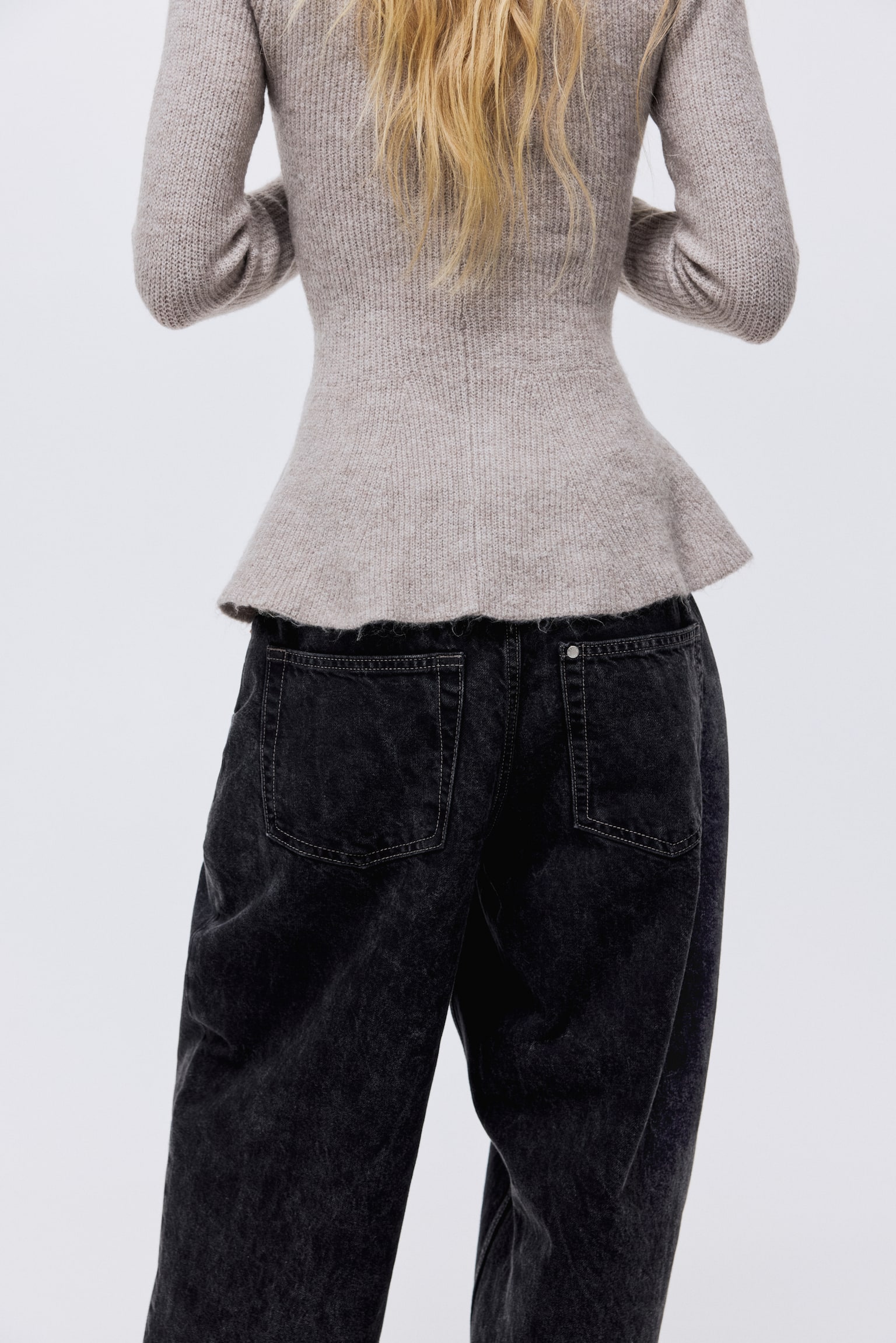 Curvy Fit Baggy High Jeans - Noir/Bleu denim clair/Bleu denim clair/Bleu denim clair - 5