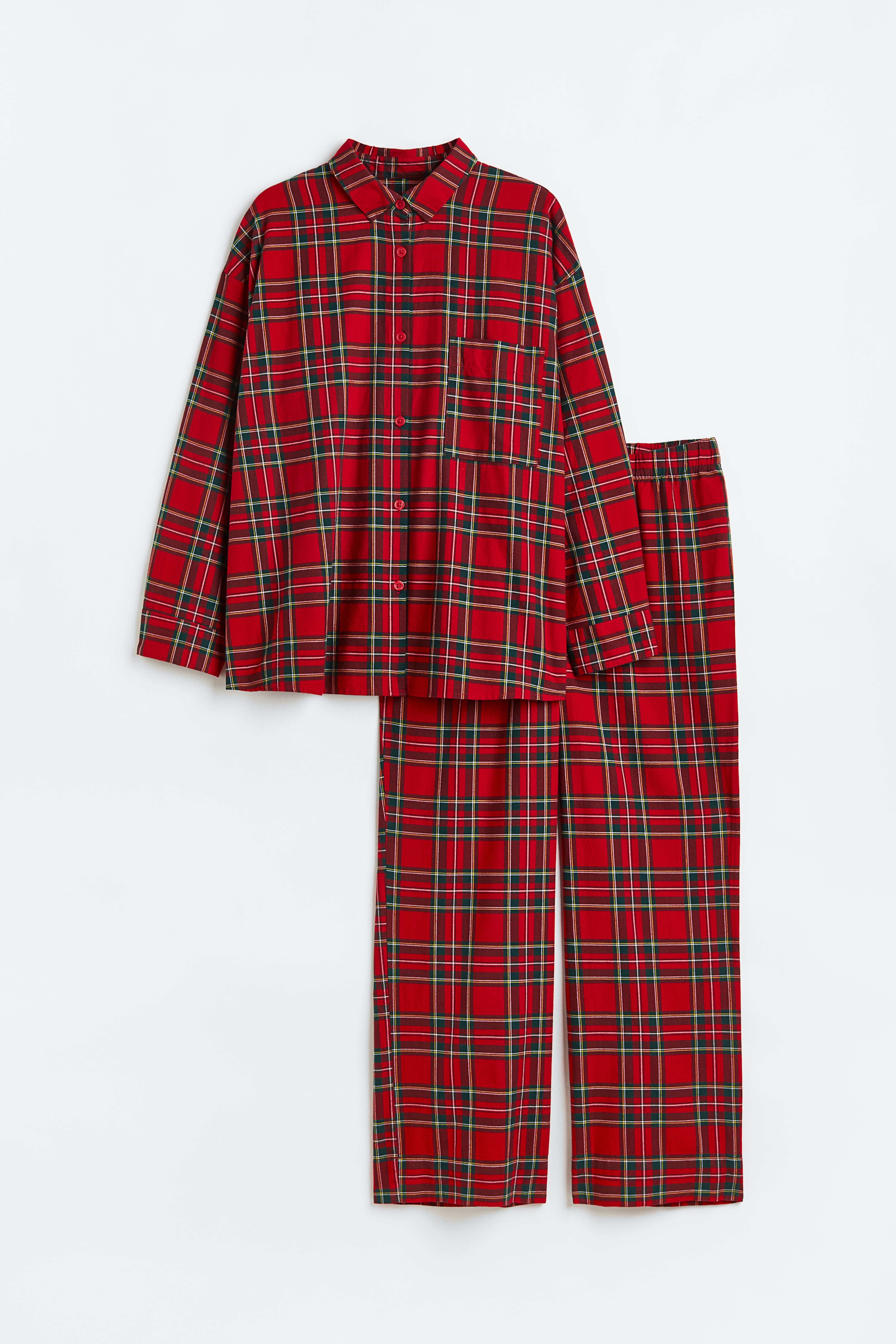 H M Plaid Pajamas