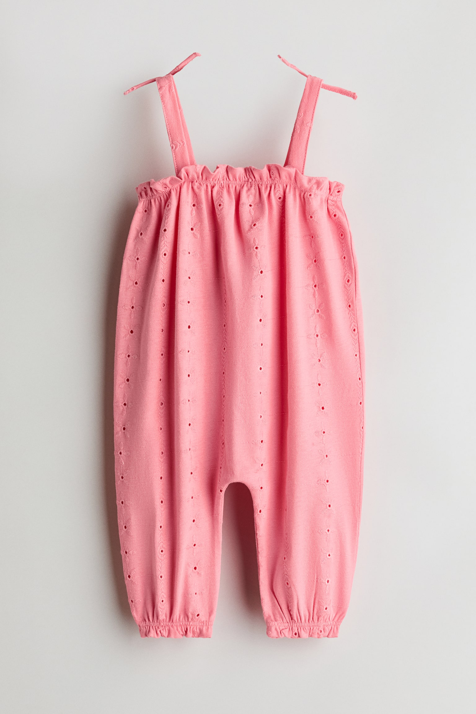 Cotton romper suit - Hot pink/Light green/Light blue/Cherries - 1