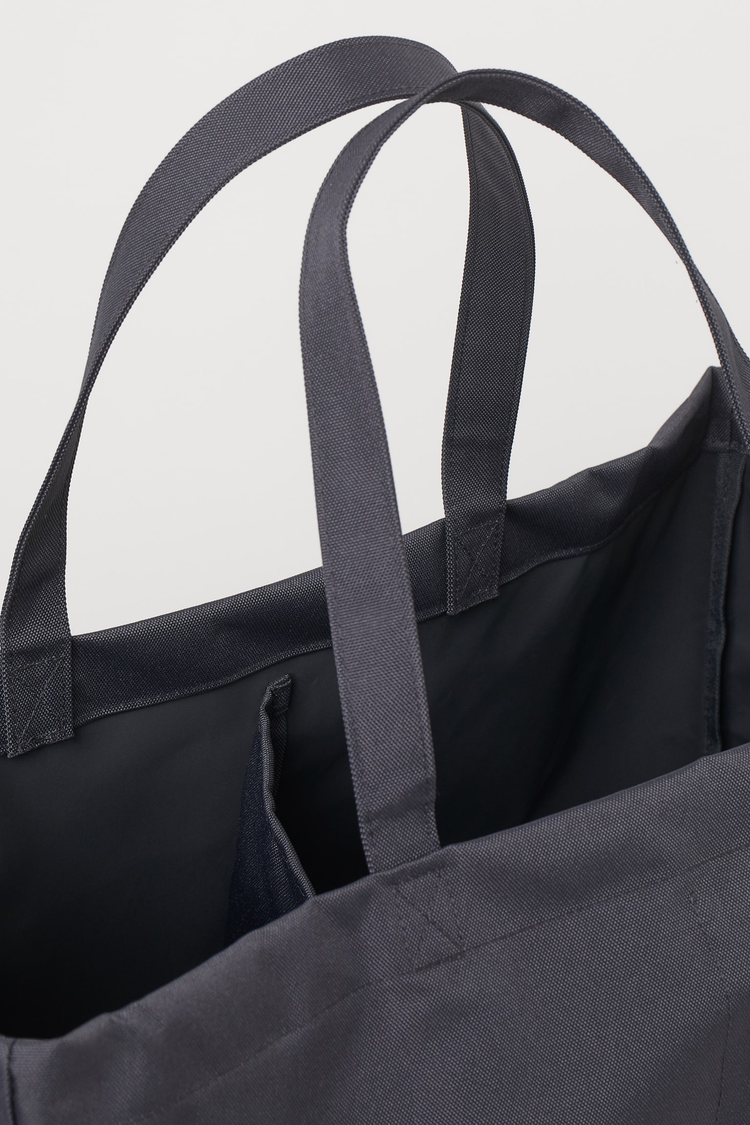 Two-compartment laundry bag - Dark grey/Greige - 4