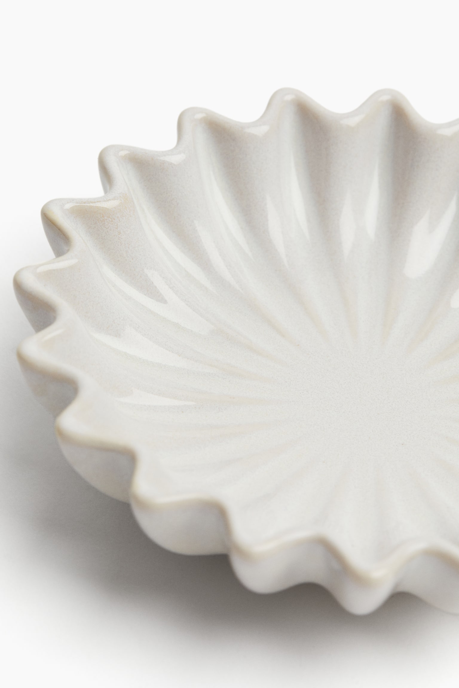 Stoneware soap dish - White - 3