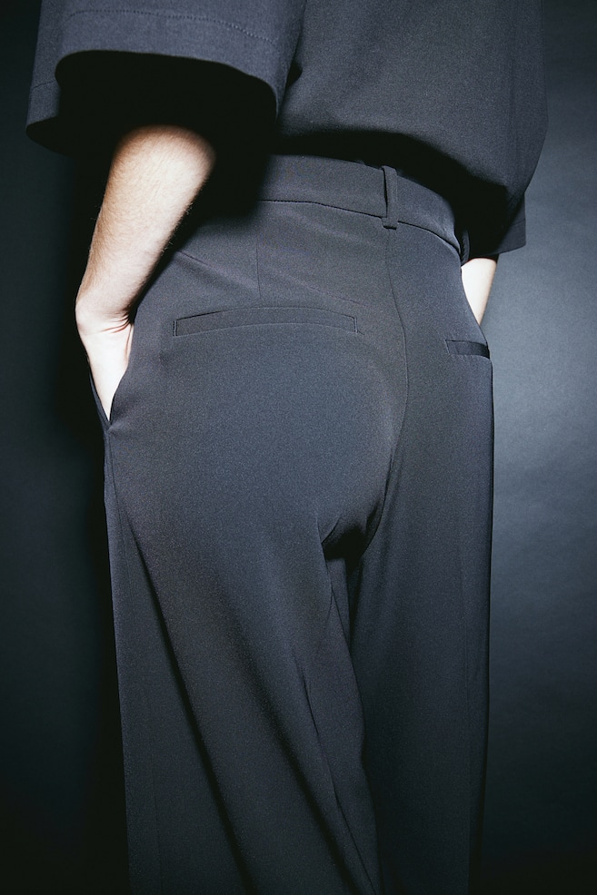 Wide trousers - Black - 3
