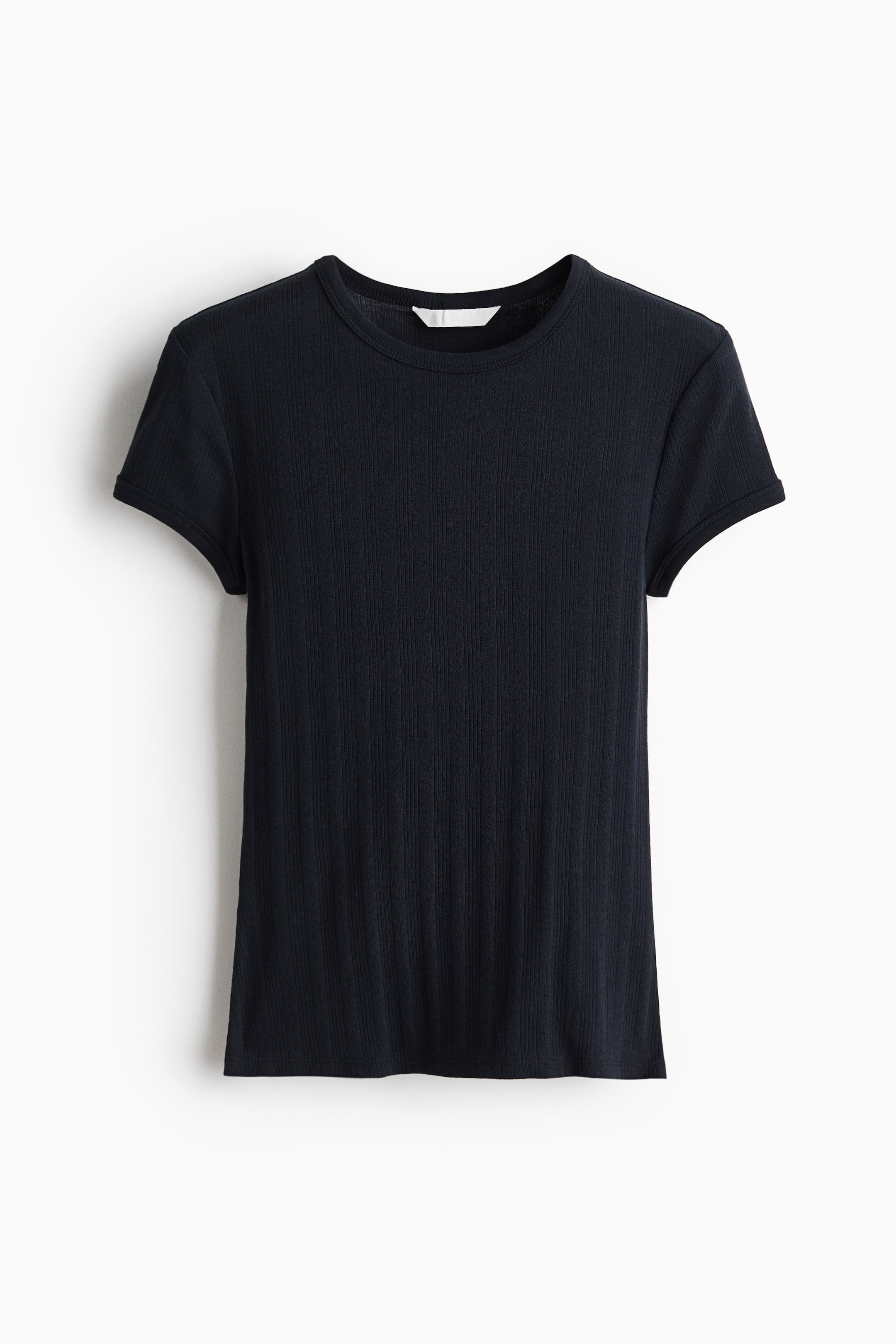 T-shirt en tricot pointelle