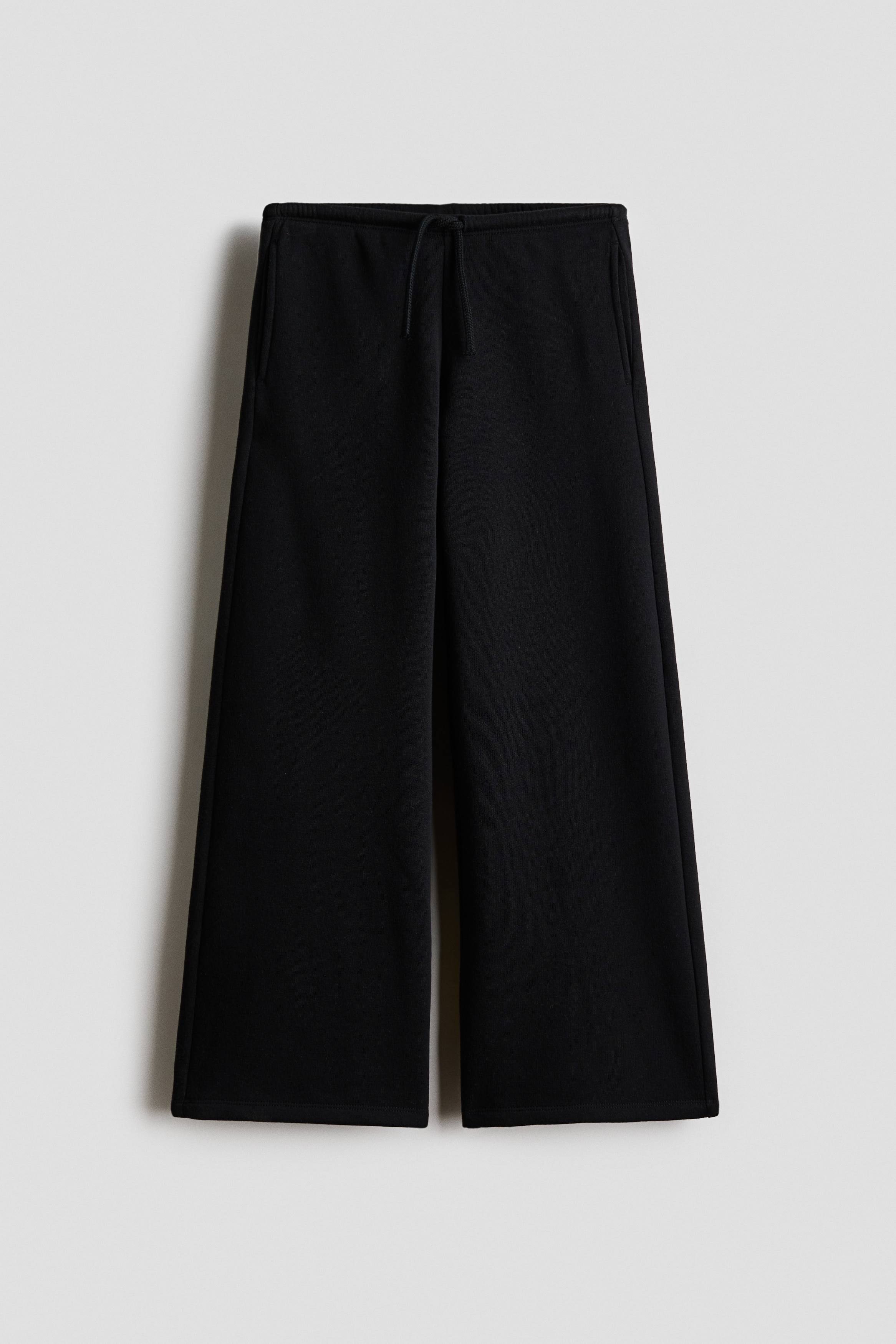 Pantalon jogger à l'intérieur brossé - Noir/Gris clair chiné/Rose ancien clair