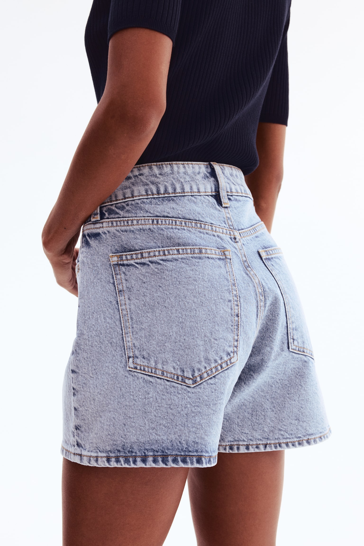 Shorts de denim - Azul denim/Azul denim claro - 3