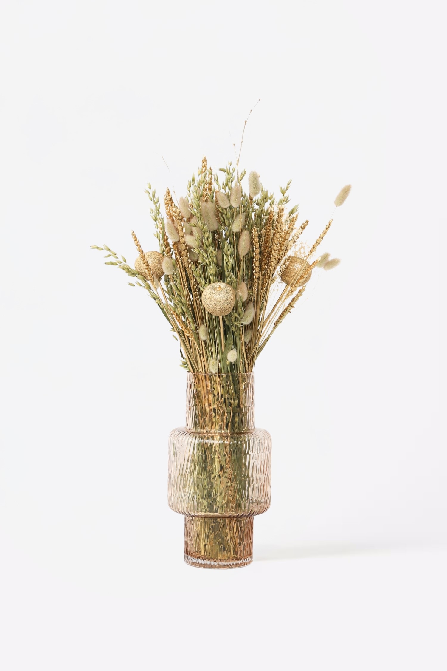 Plant in a Box - Golden Christmas Eve Bouquet - H 55cm