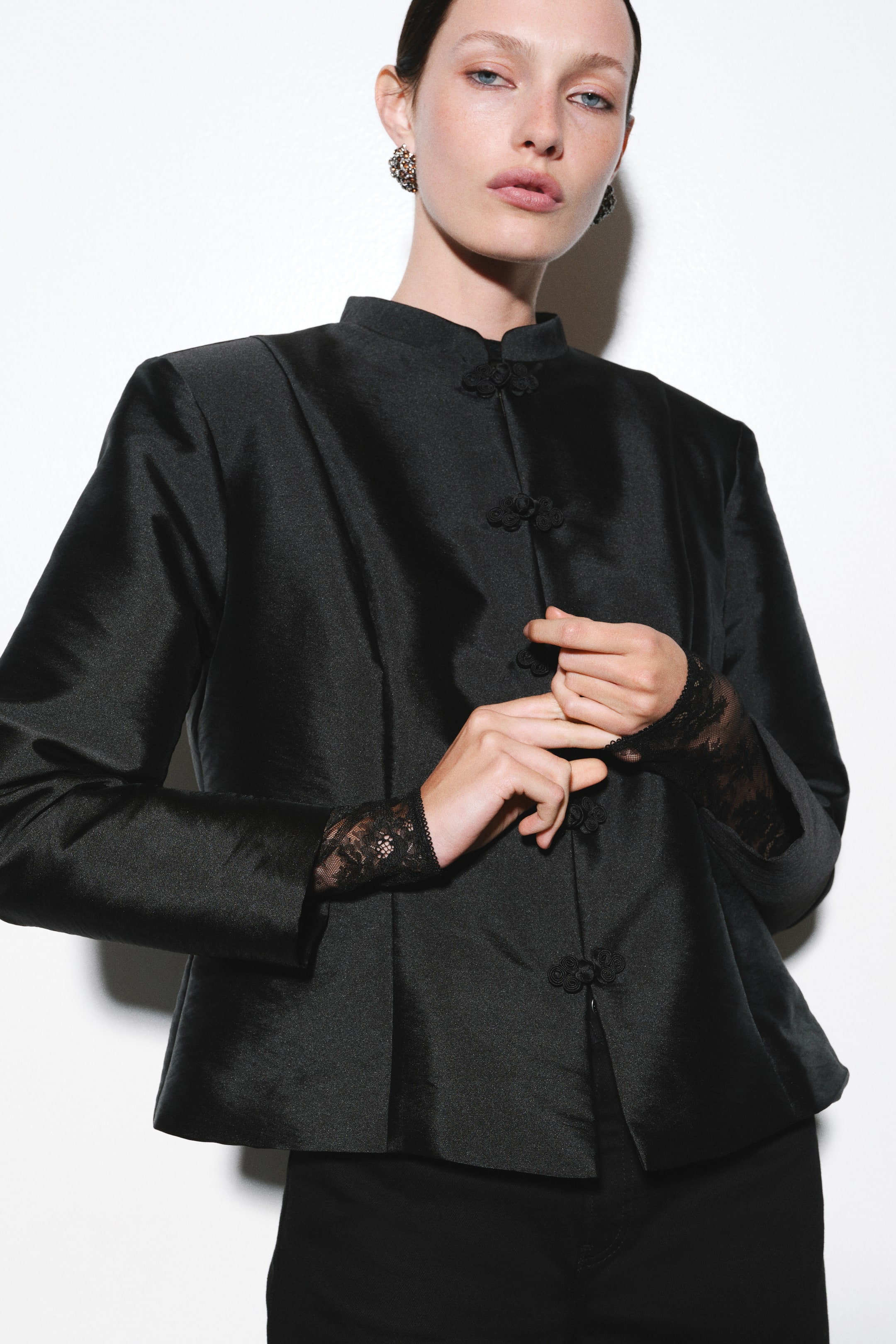 Knot-Button Jacket