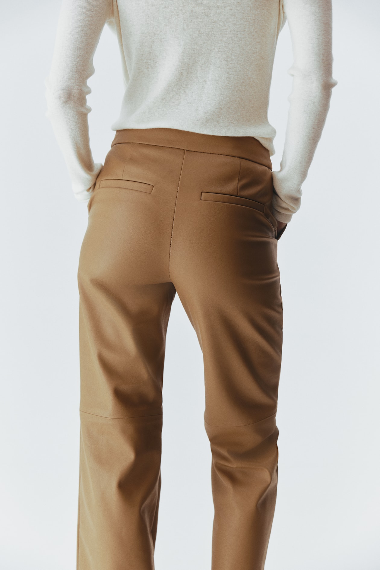 Bootcut Coated Pants - image 4