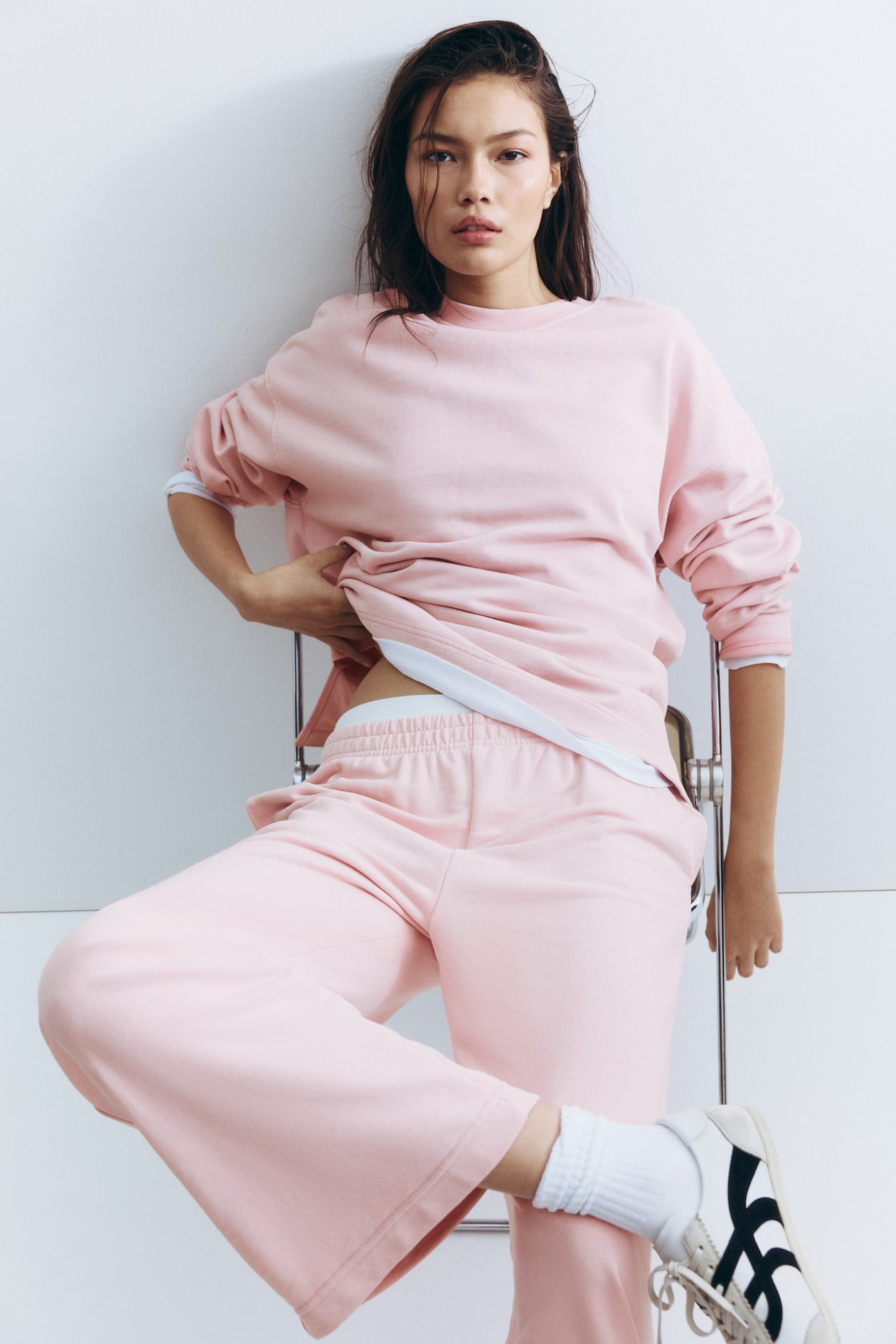 Washed-Look Sweatshirt