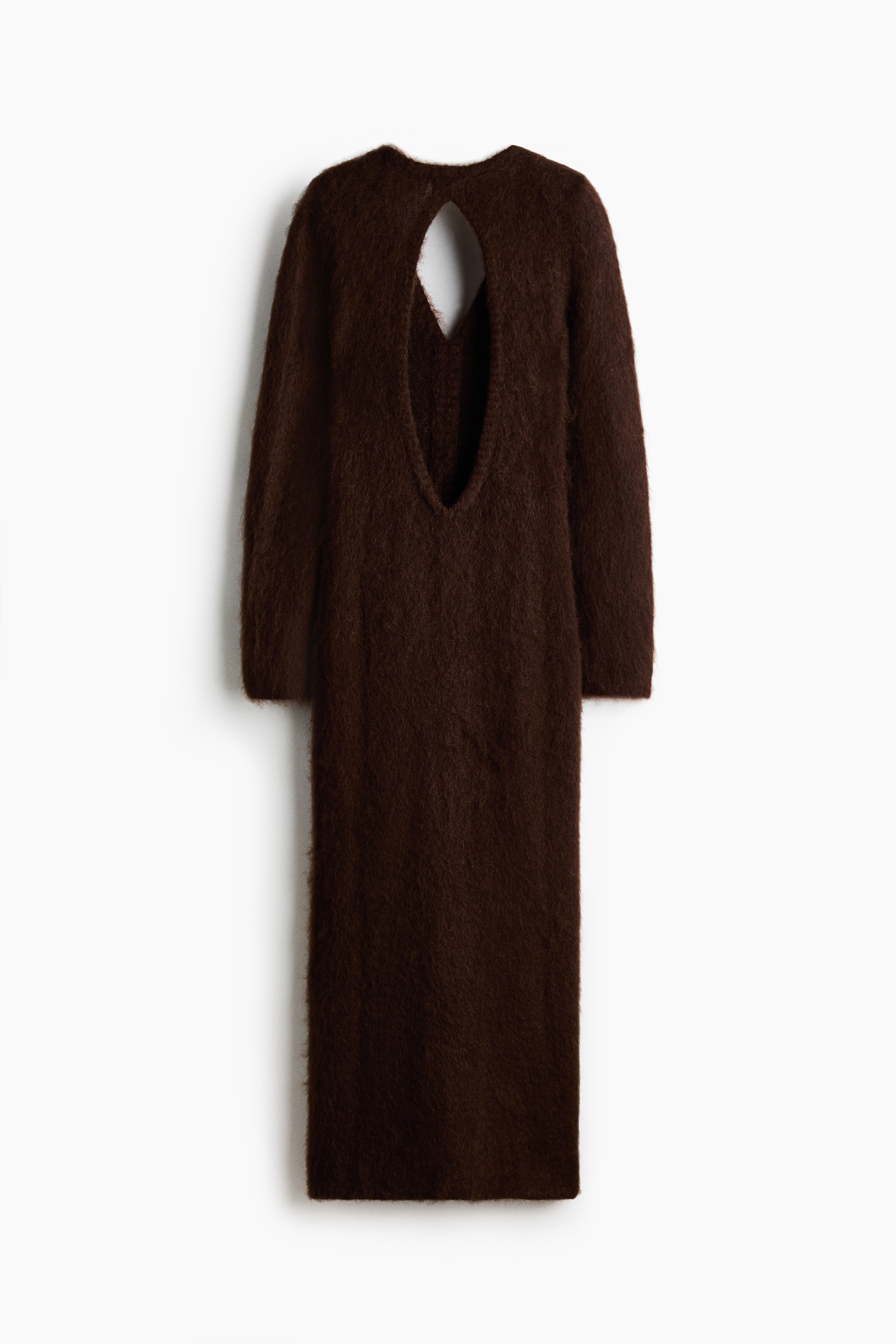 champagne long sleeve mini dress Fine Knit Gathered Longsleeve Mini Dress