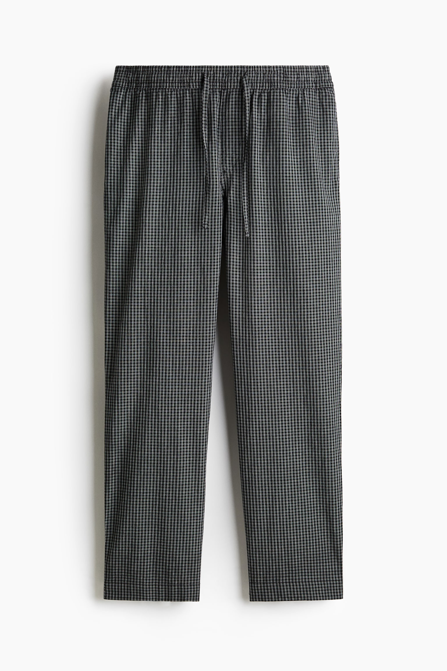 Relaxed Fit Poplin trousers - Black/Checked/Red/Checked/Dark blue/Checked - 2