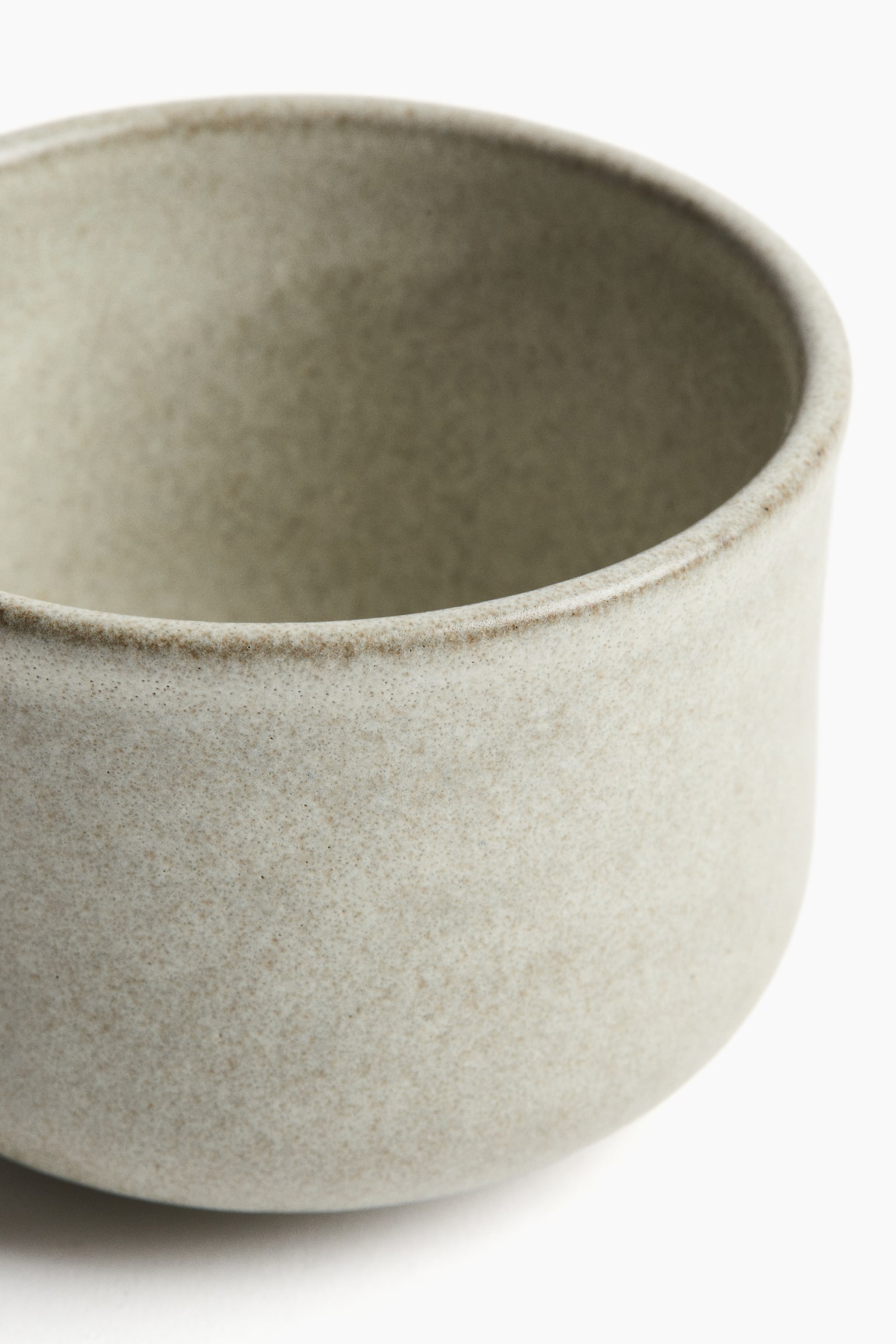 Stoneware matcha mug - Greige/Light beige/Dark green - 3