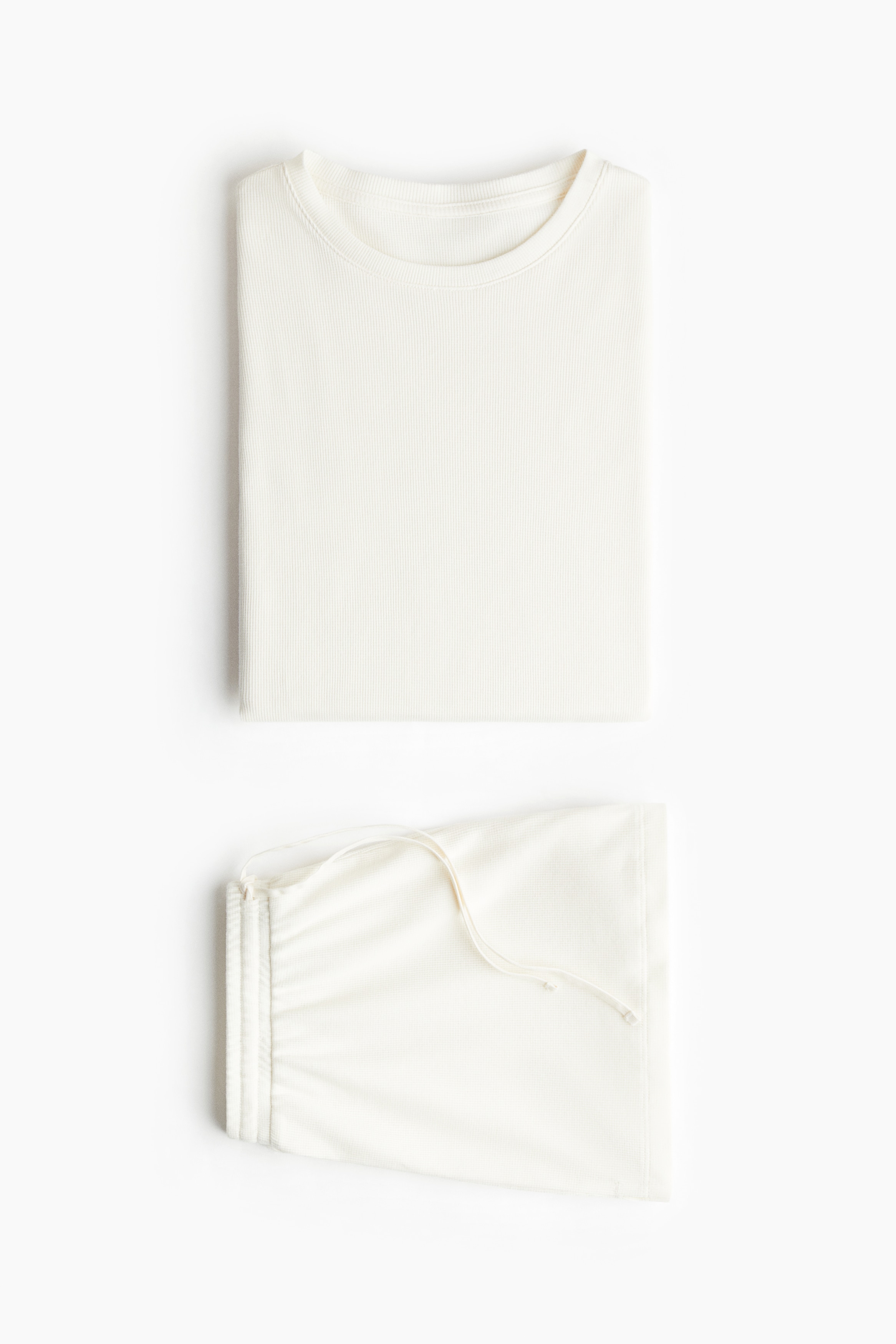 Waffled cotton pyjamas