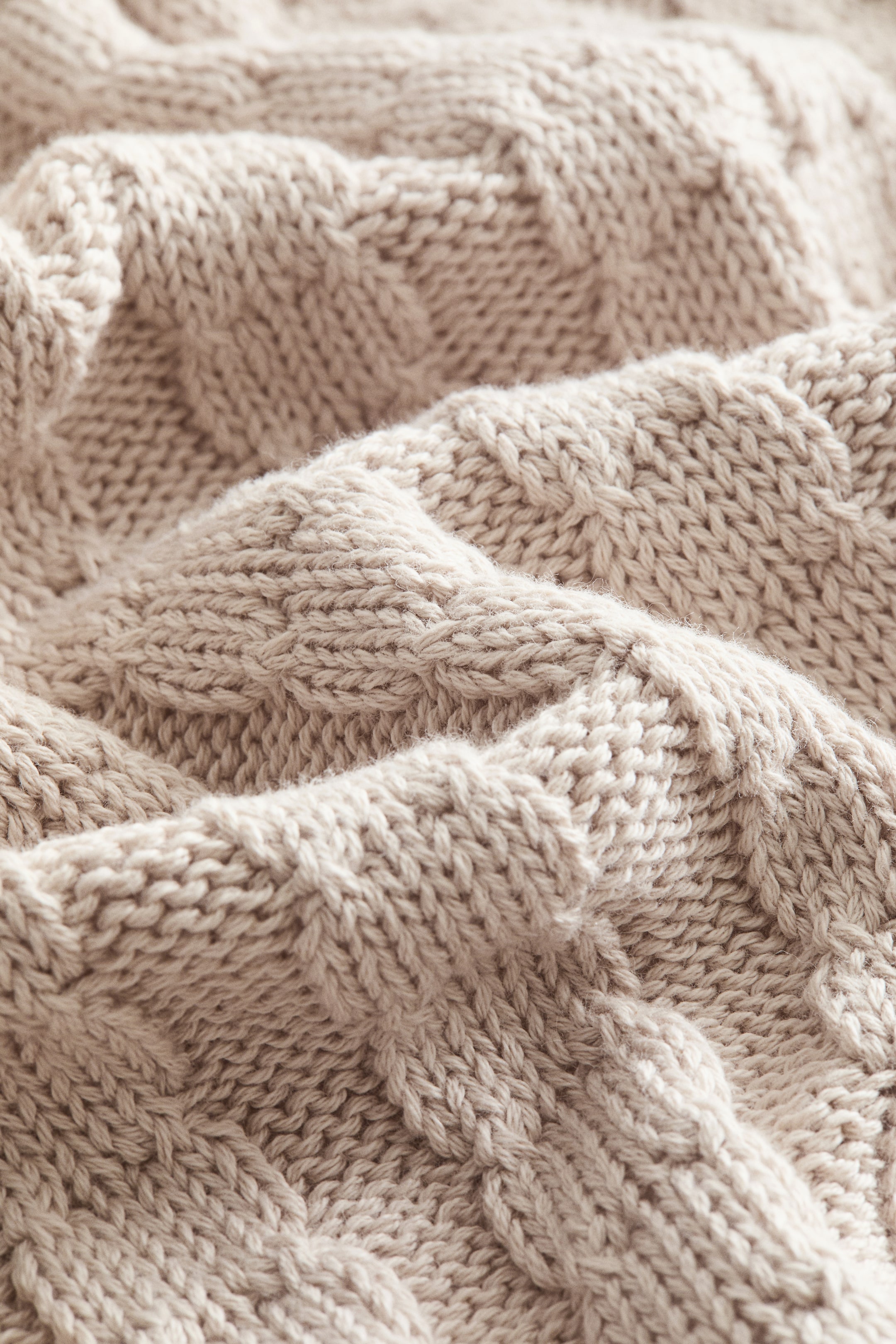 Cable-Knit Baby Blanket