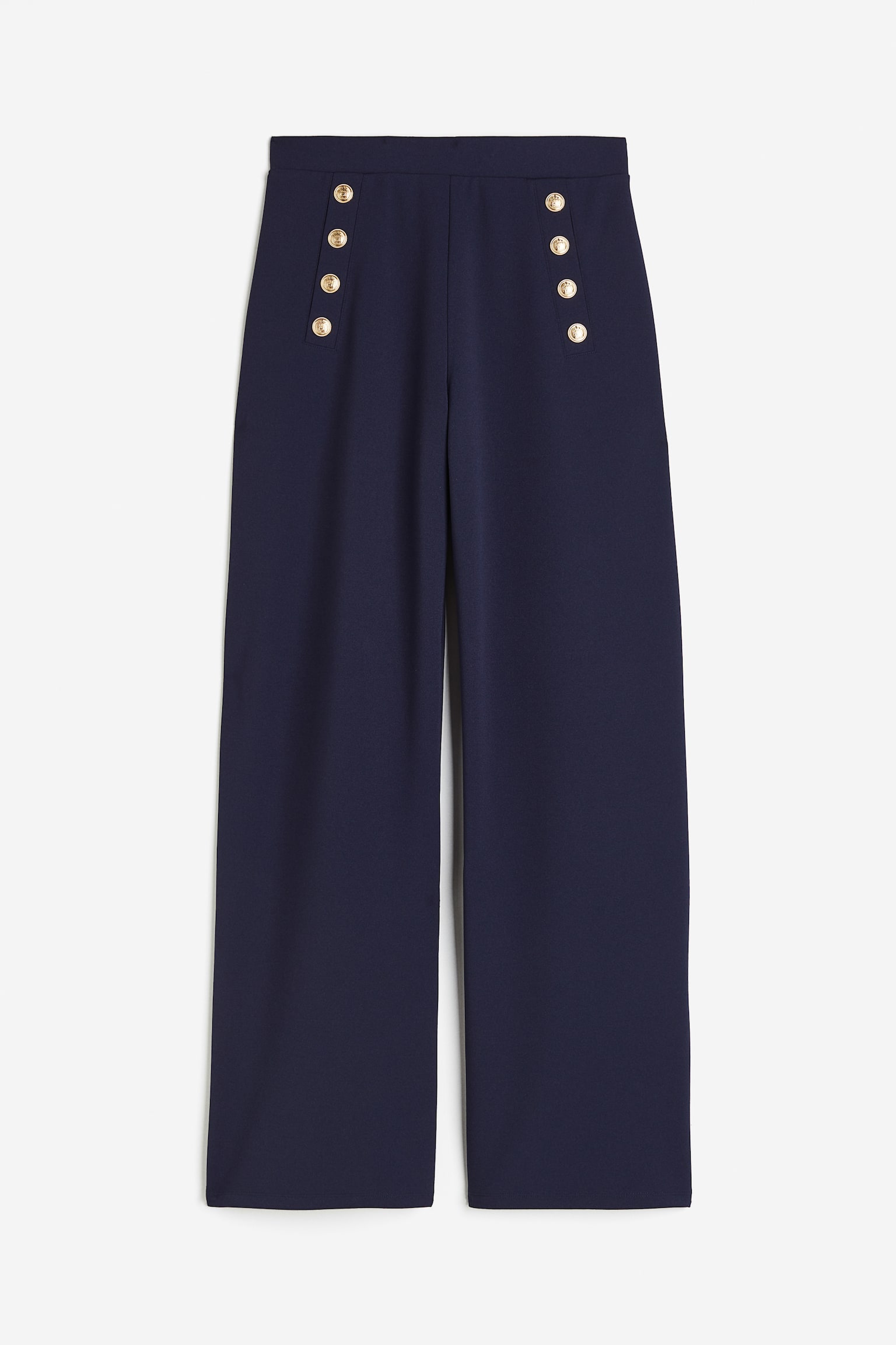 Button-front trousers - Navy blue/Black/Black/Dark grey - 2