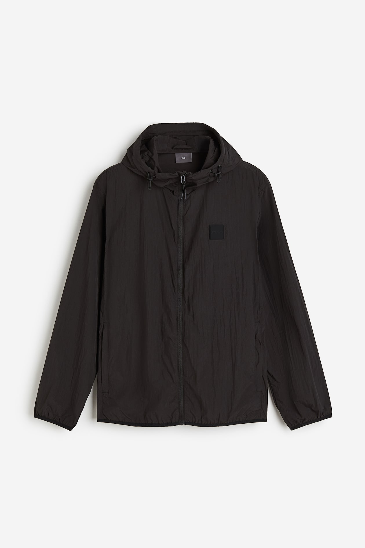 Regular Fit Nylon windbreaker Black Men H&M IN