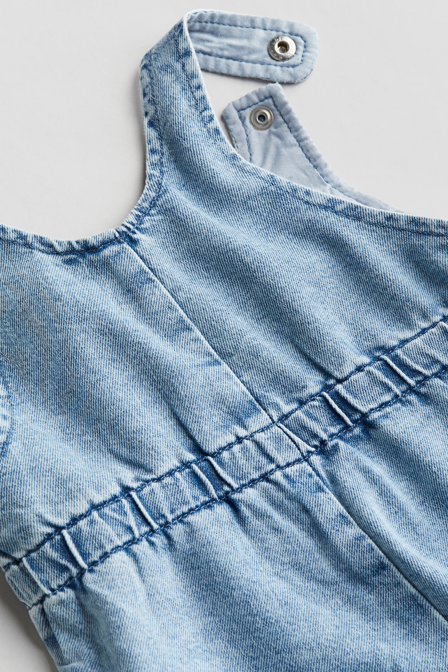 Denim dungarees - Light denim blue - 2